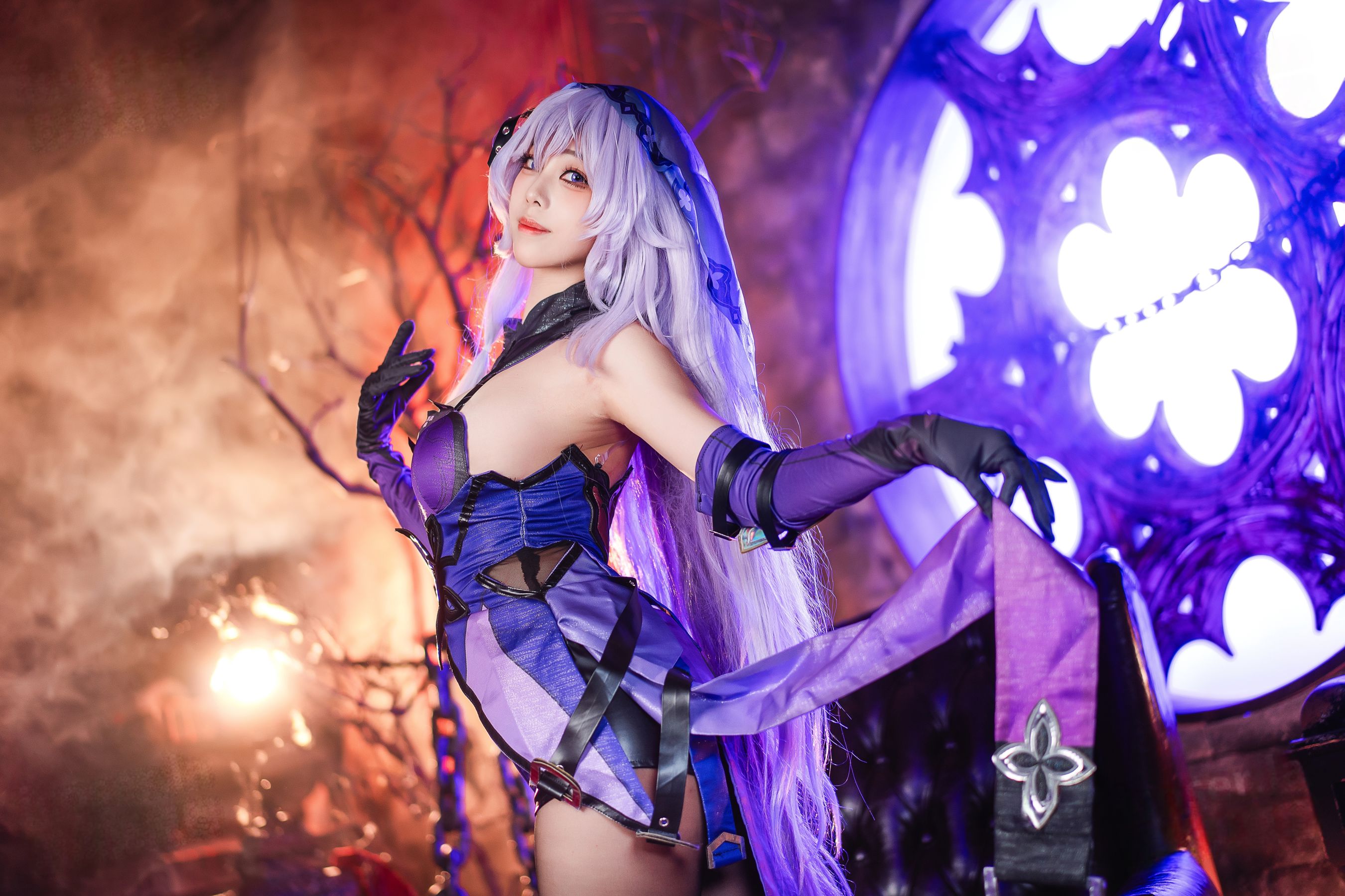 萌系小姐姐 蜜汁猫裘 - 黑天鹅/(74P)