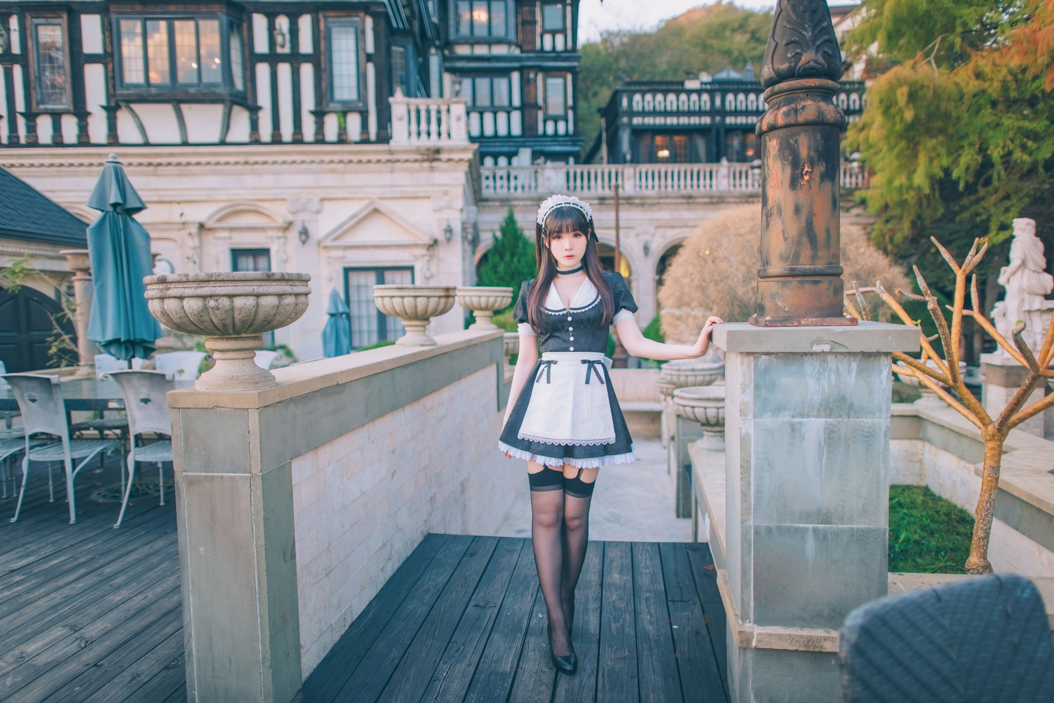 微博妹纸 霜月shimo - 女僕圖鑑 Shimo's Maid Collection vol.01/(136P)