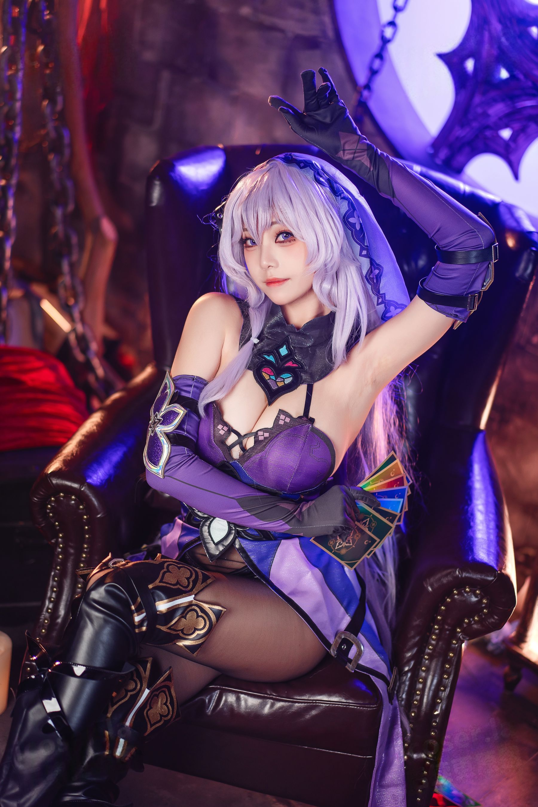 萌系小姐姐 蜜汁猫裘 - 黑天鹅/(74P)