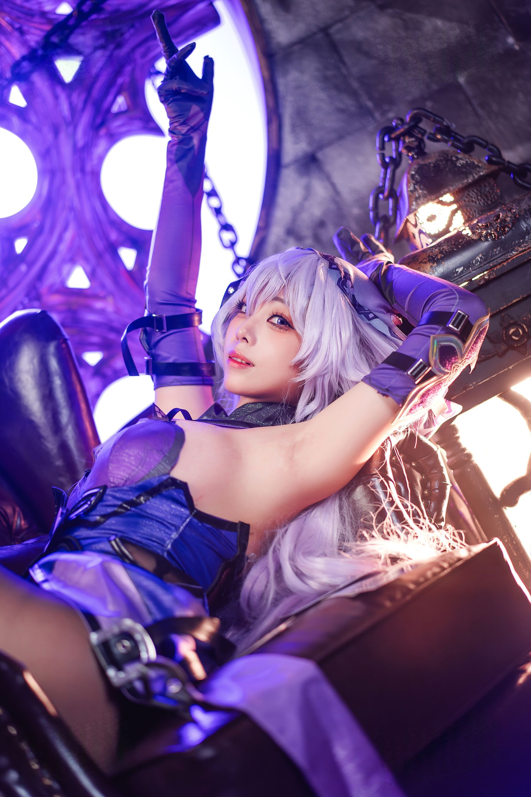 萌系小姐姐 蜜汁猫裘 - 黑天鹅/(74P)