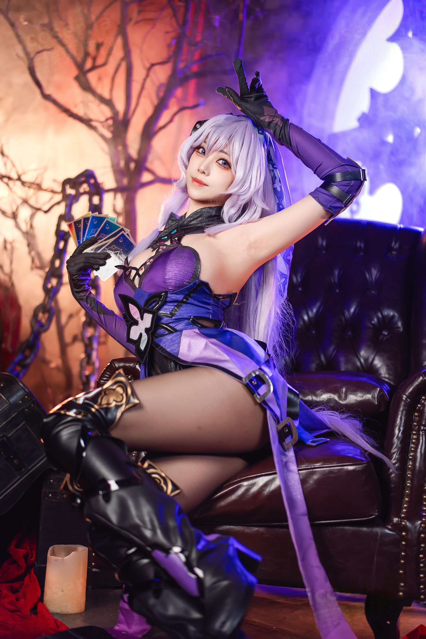 萌系小姐姐 蜜汁猫裘 - 黑天鹅/(74P)