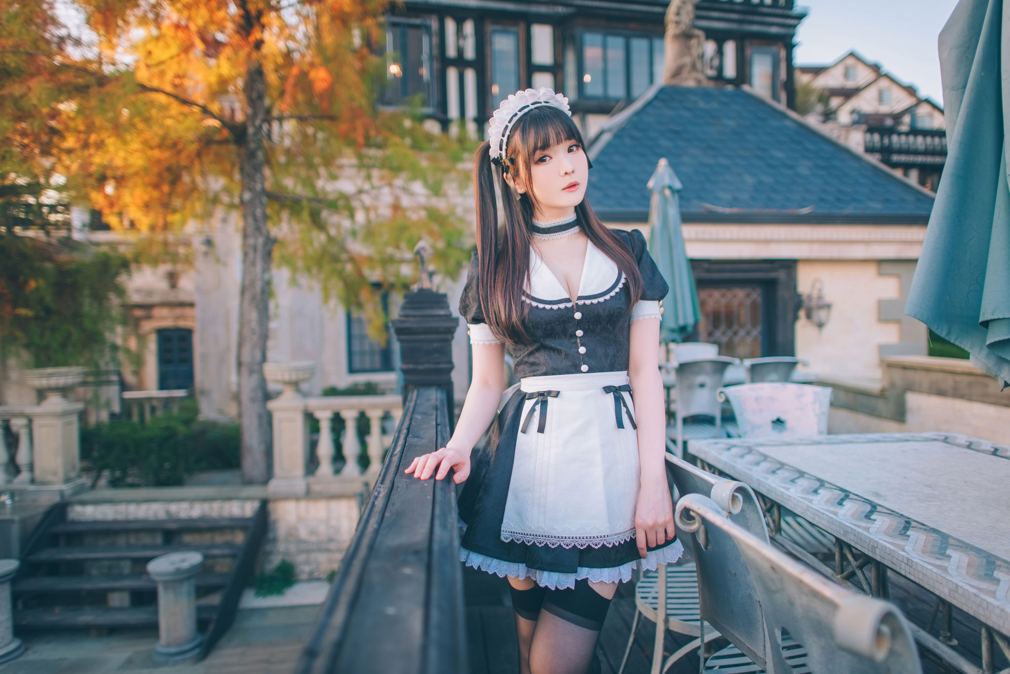 微博妹纸 霜月shimo - 女僕圖鑑 Shimo's Maid Collection vol.01/(136P)