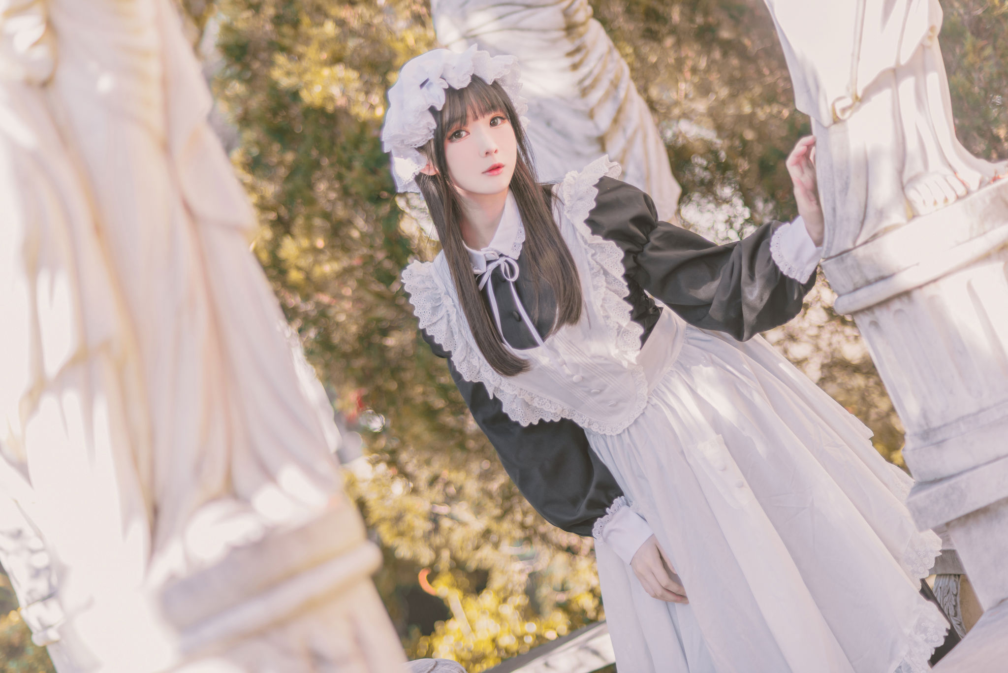 微博妹纸 霜月shimo - 女僕圖鑑 Shimo's Maid Collection vol.01/(136P)