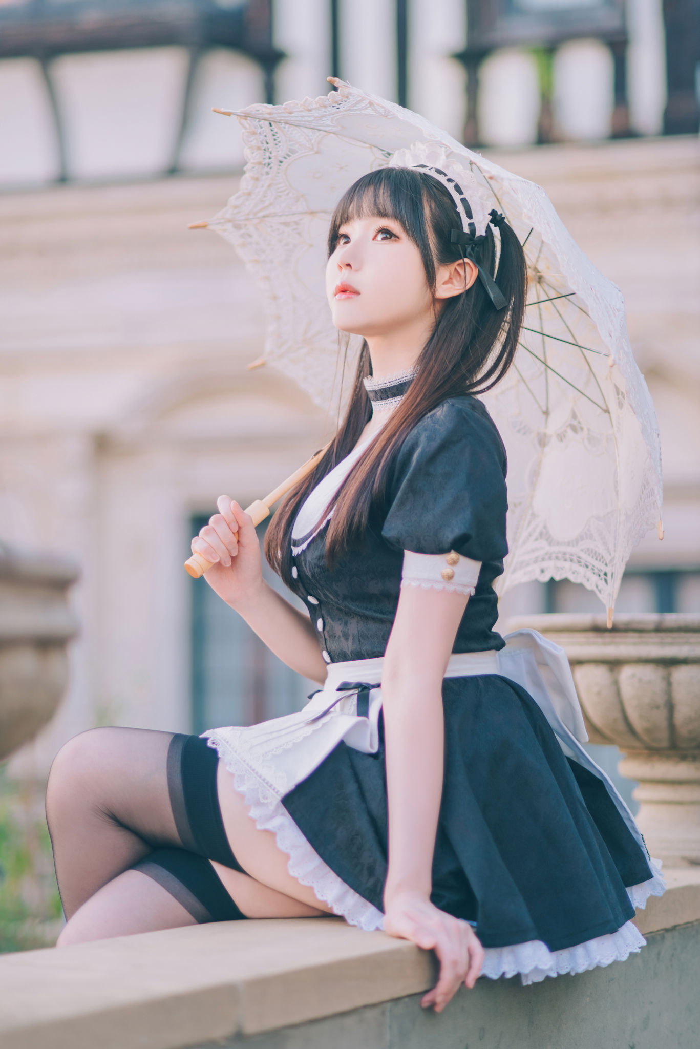 微博妹纸 霜月shimo - 女僕圖鑑 Shimo's Maid Collection vol.01/(136P)