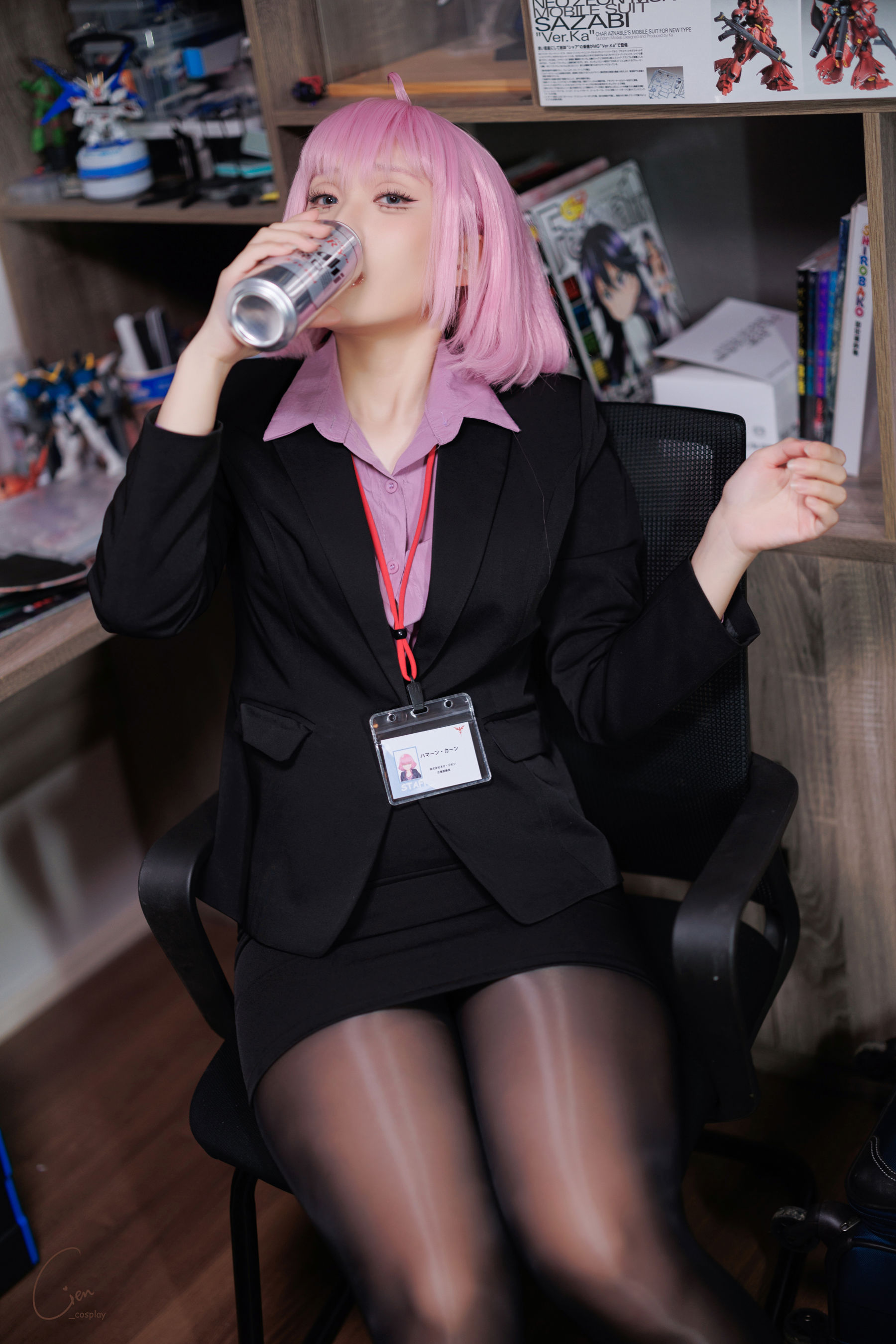 微博COS妹子 Cien恩恩 - HamanOL/(25P)