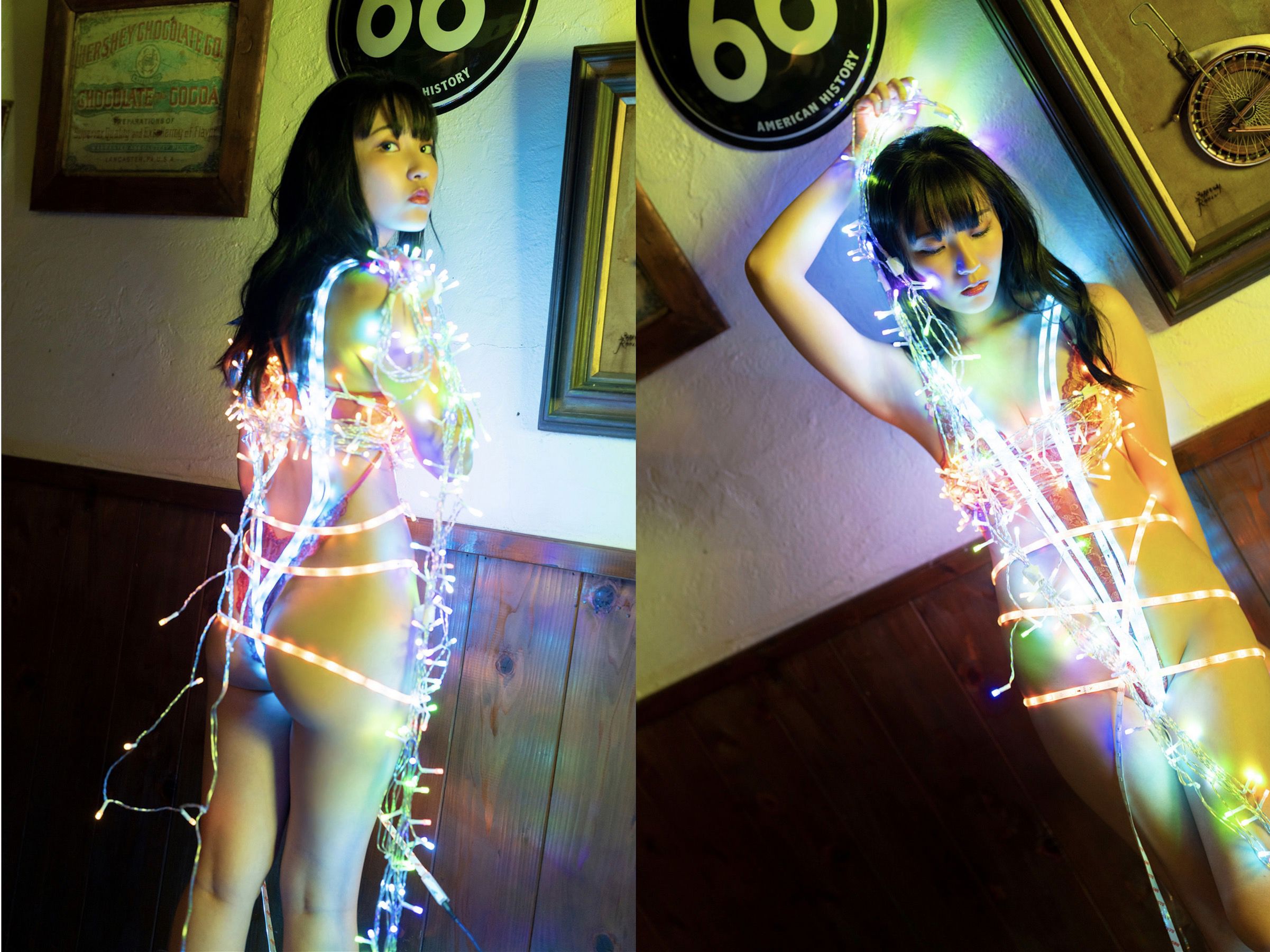 林田百加 - ハイレグ光っちゃった/(46P)