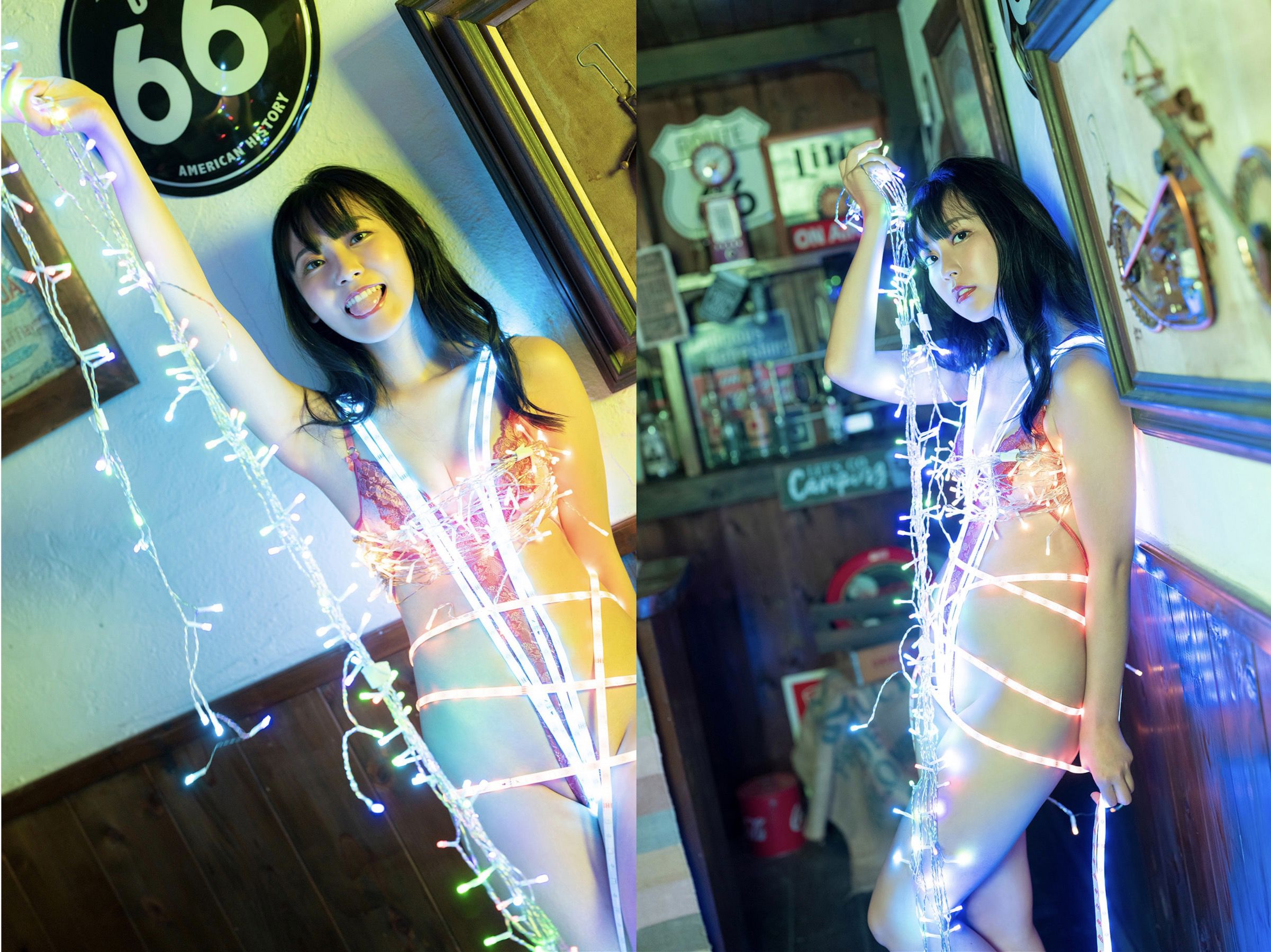 林田百加 - ハイレグ光っちゃった/(46P)