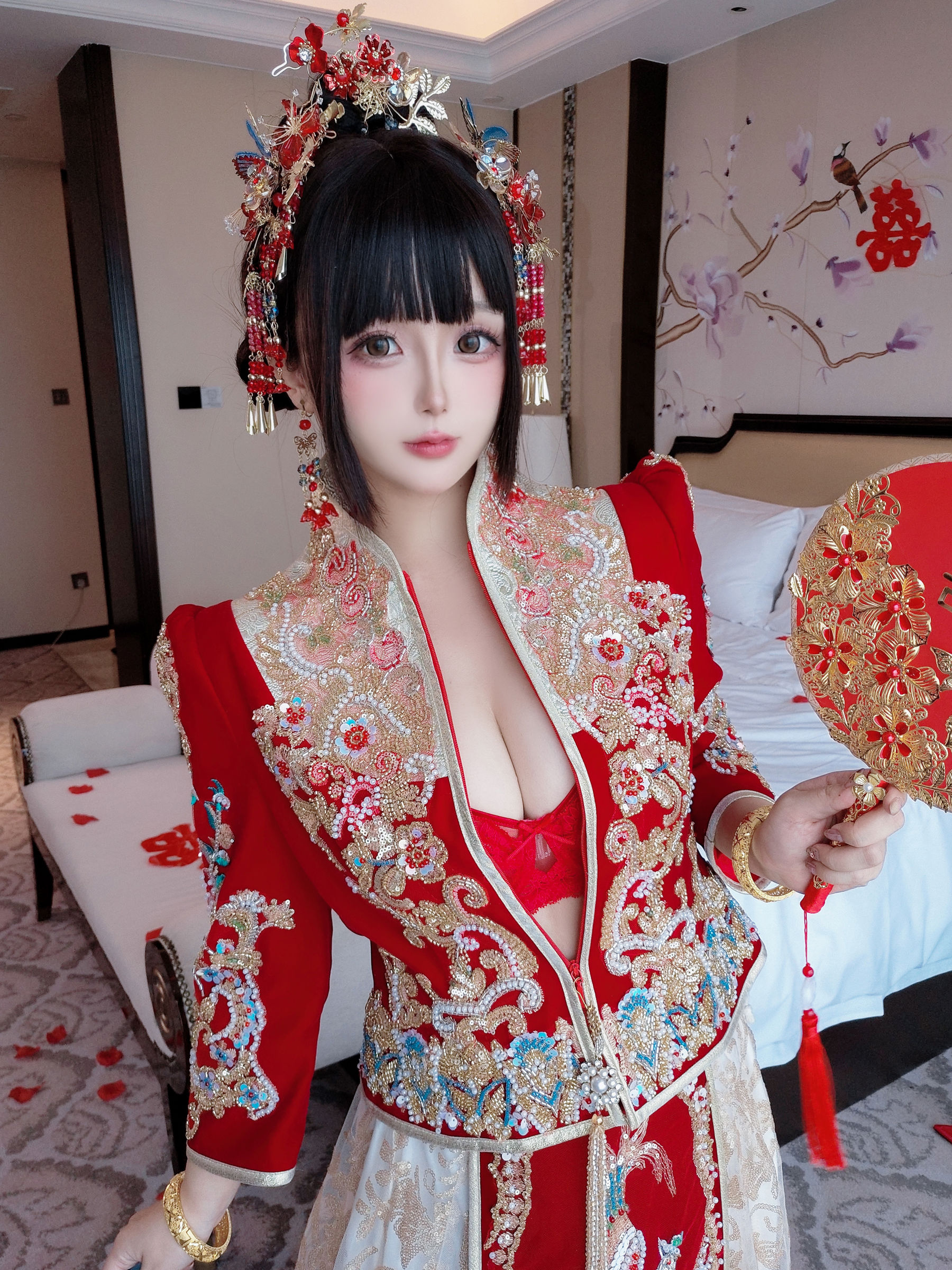 Cosplay 日奈娇 - 洞房花烛/(180P)