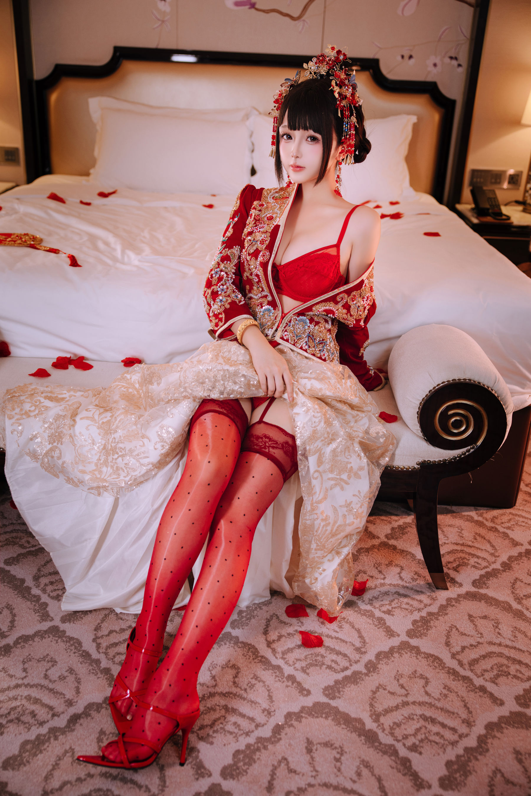 Cosplay 日奈娇 - 洞房花烛/(180P)