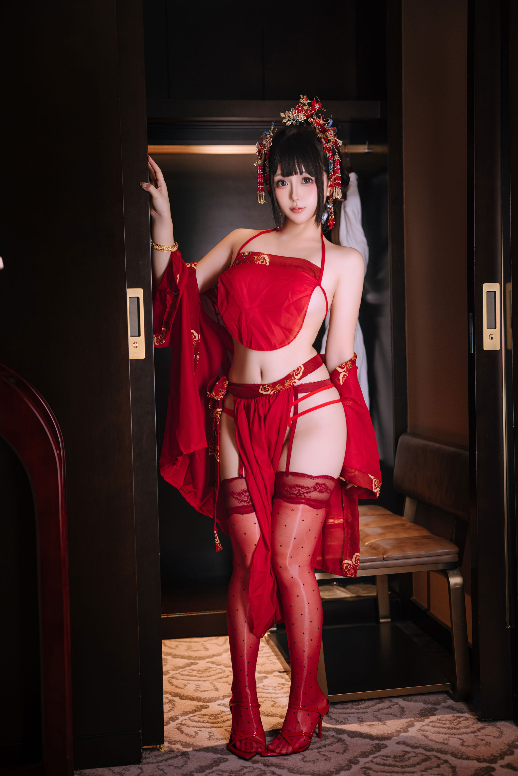 Cosplay 日奈娇 - 洞房花烛/(180P)