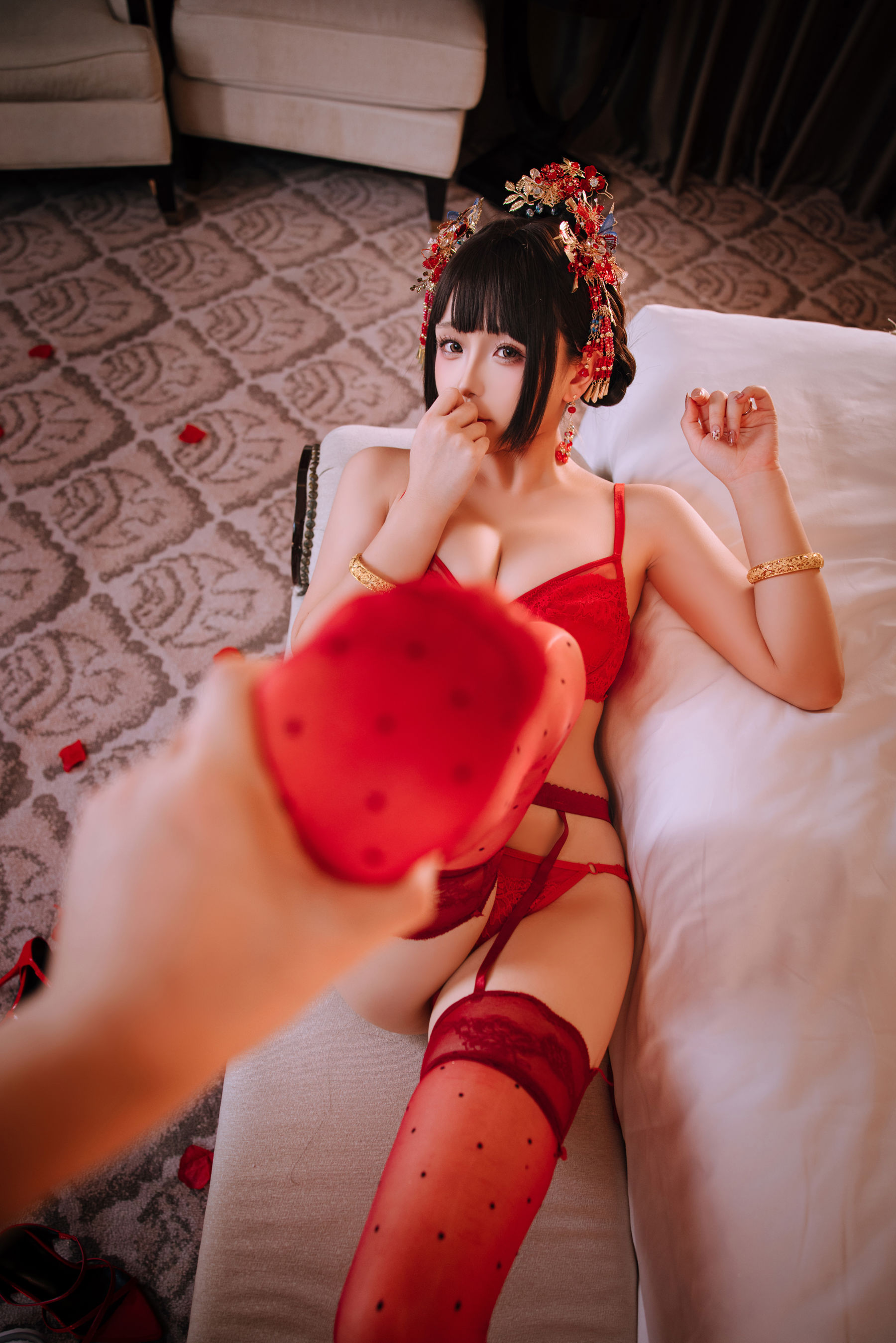 Cosplay 日奈娇 - 洞房花烛/(180P)