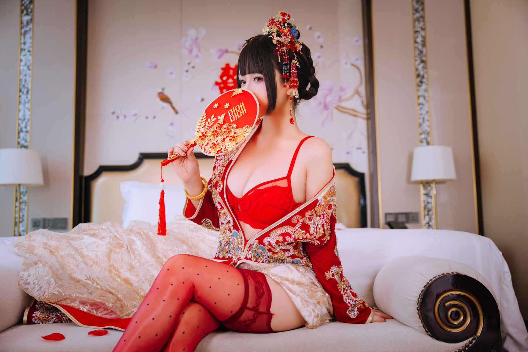 Cosplay 日奈娇 - 洞房花烛/(180P)