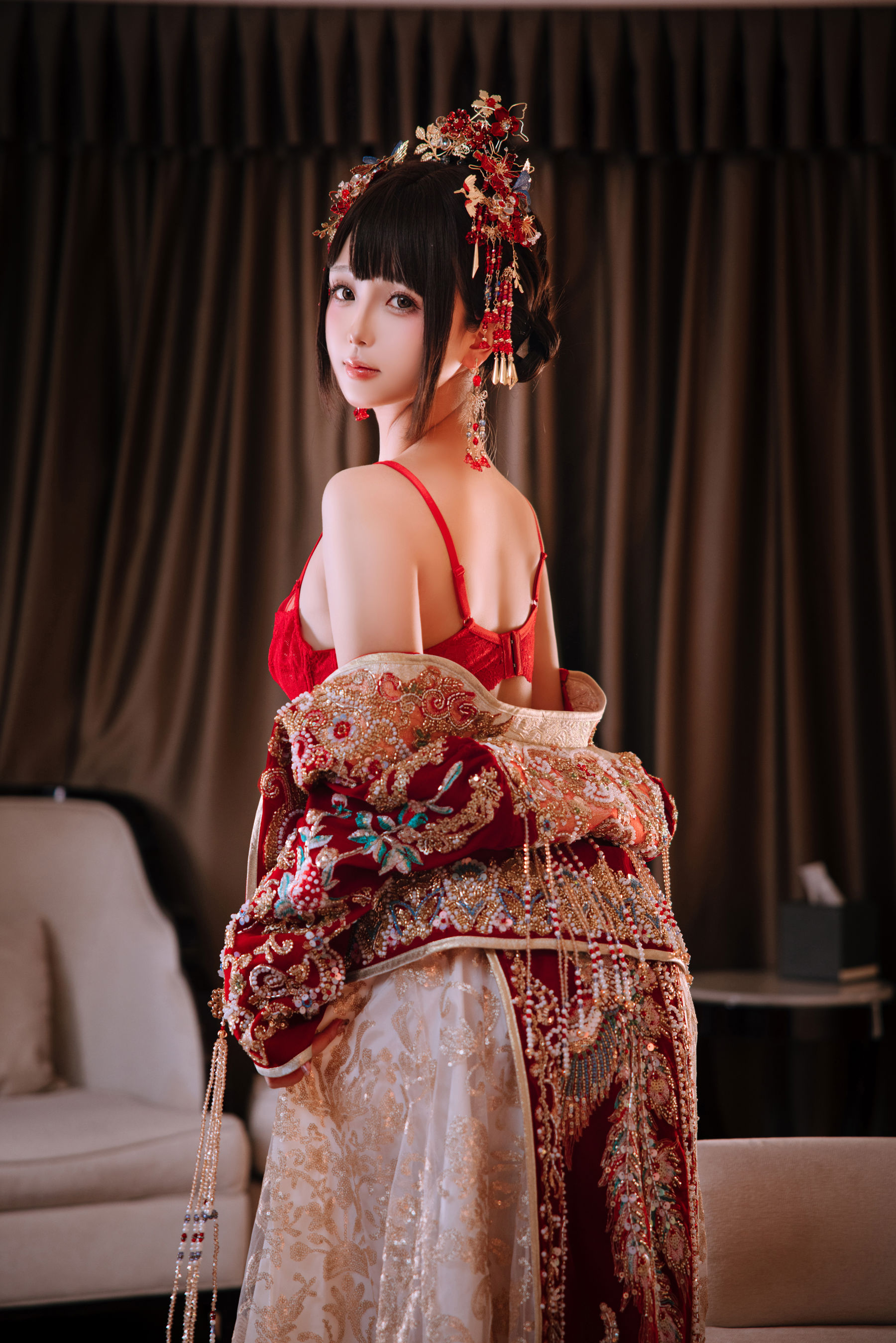 Cosplay 日奈娇 - 洞房花烛/(180P)