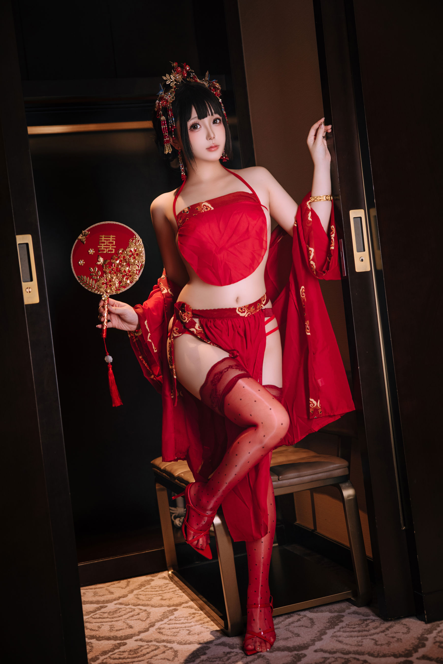 Cosplay 日奈娇 - 洞房花烛/(180P)