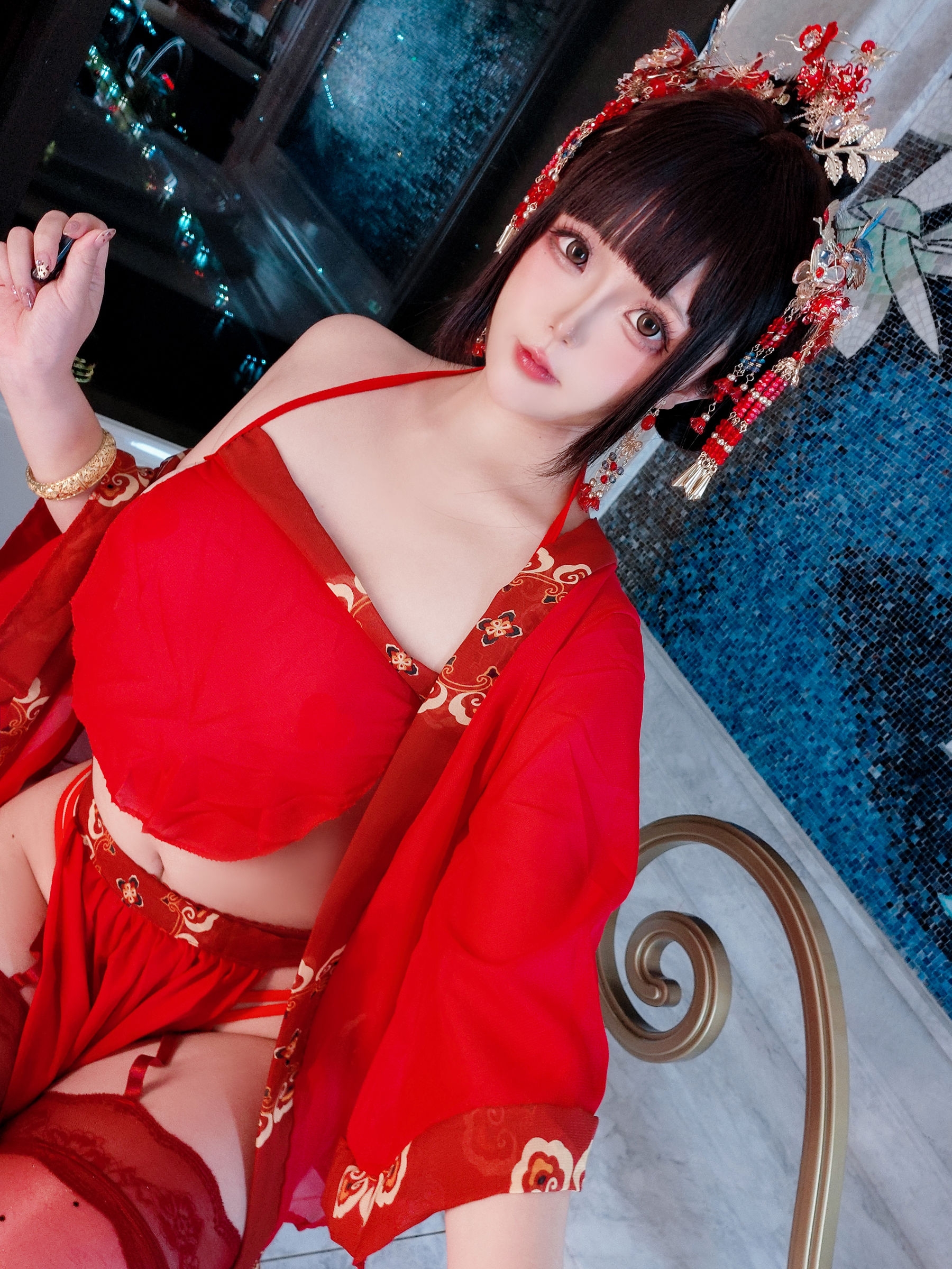 Cosplay 日奈娇 - 洞房花烛/(180P)