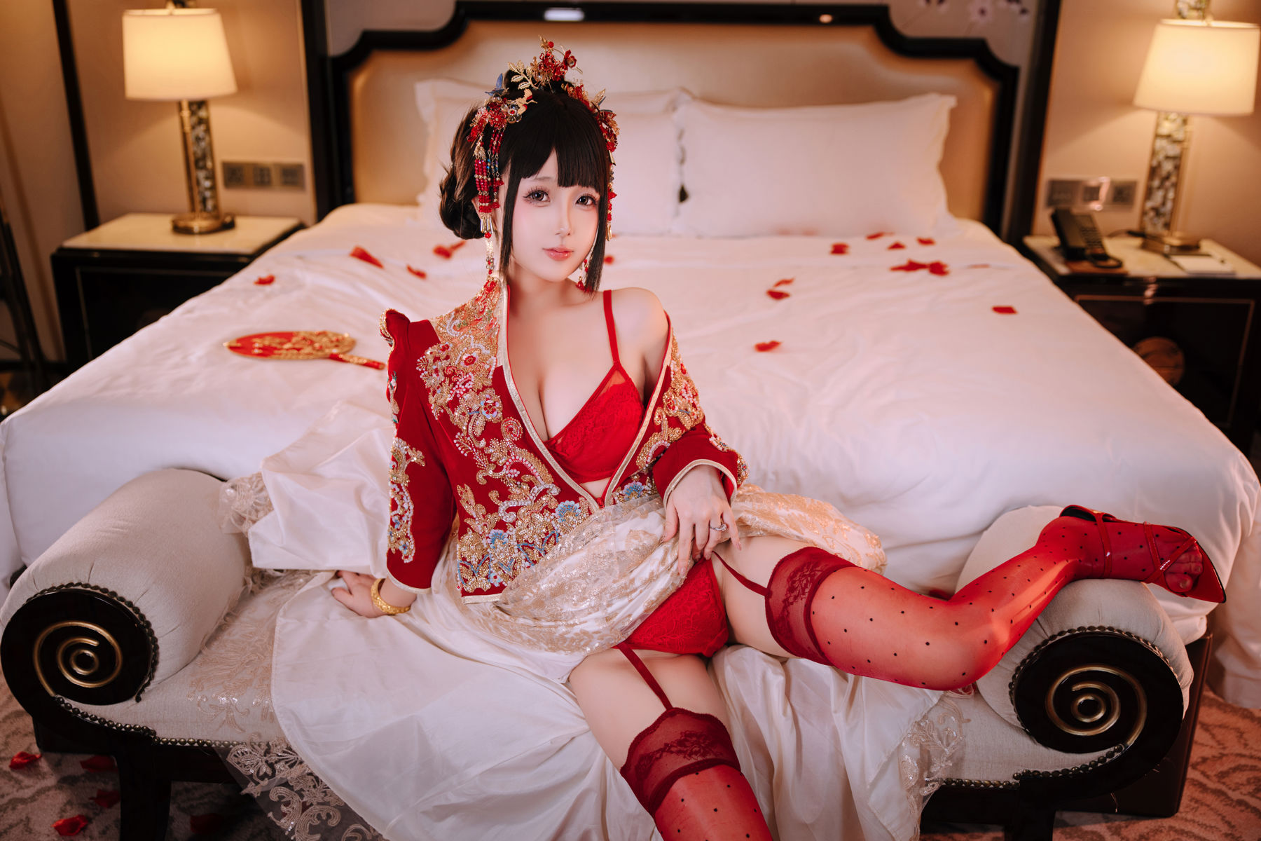 Cosplay 日奈娇 - 洞房花烛/(180P)