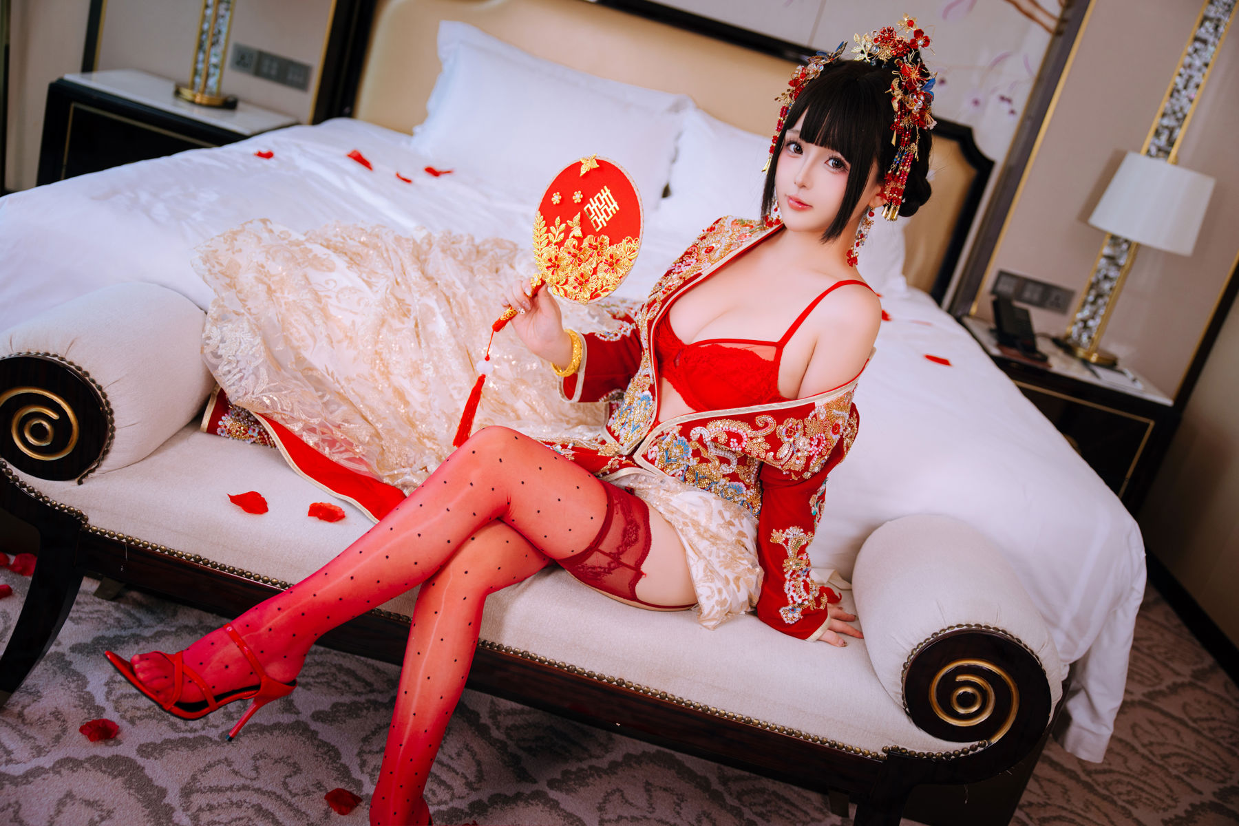 Cosplay 日奈娇 - 洞房花烛/(180P)