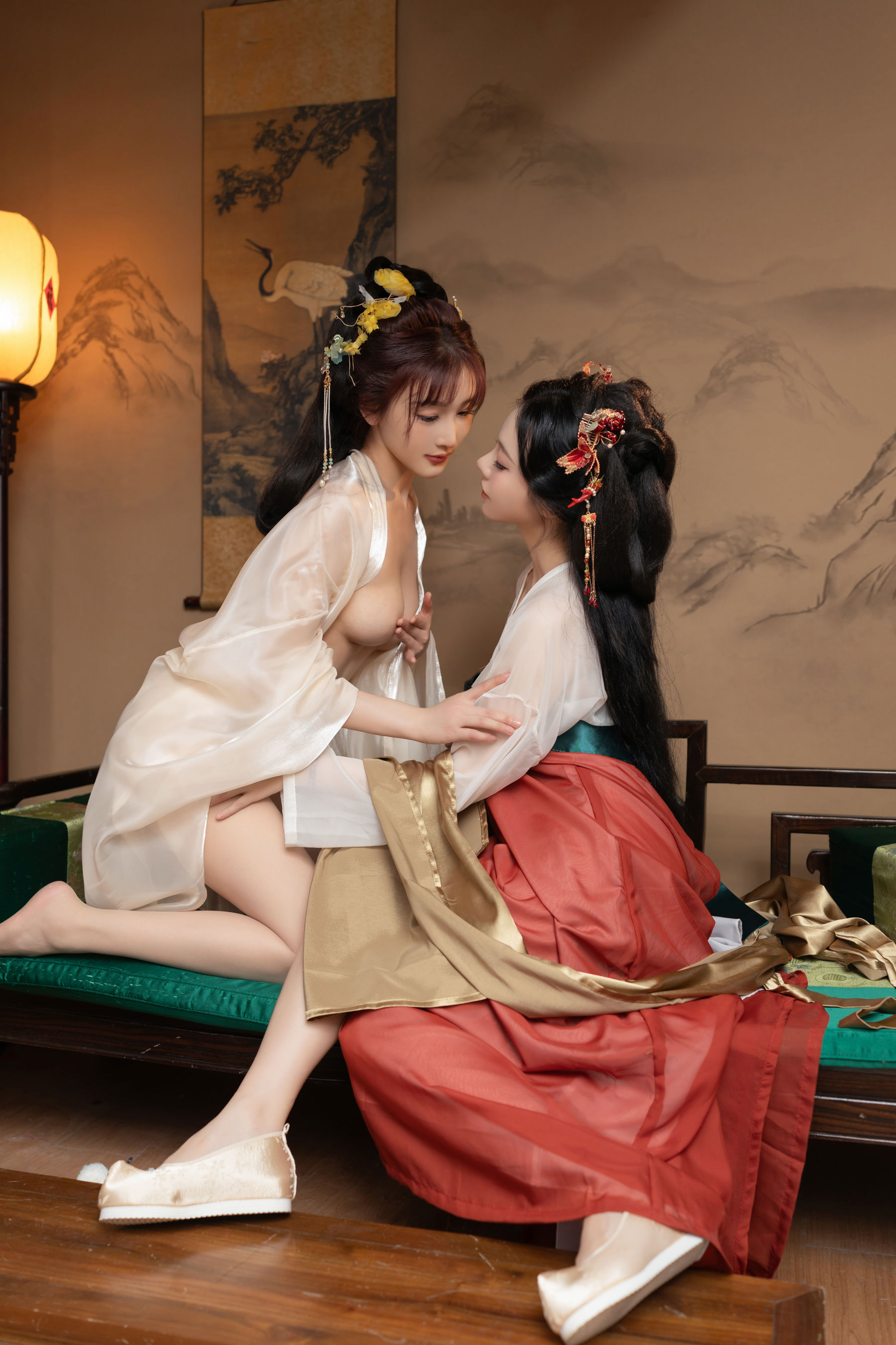 陆萱萱&安然 - 闺蜜古装/(105P)