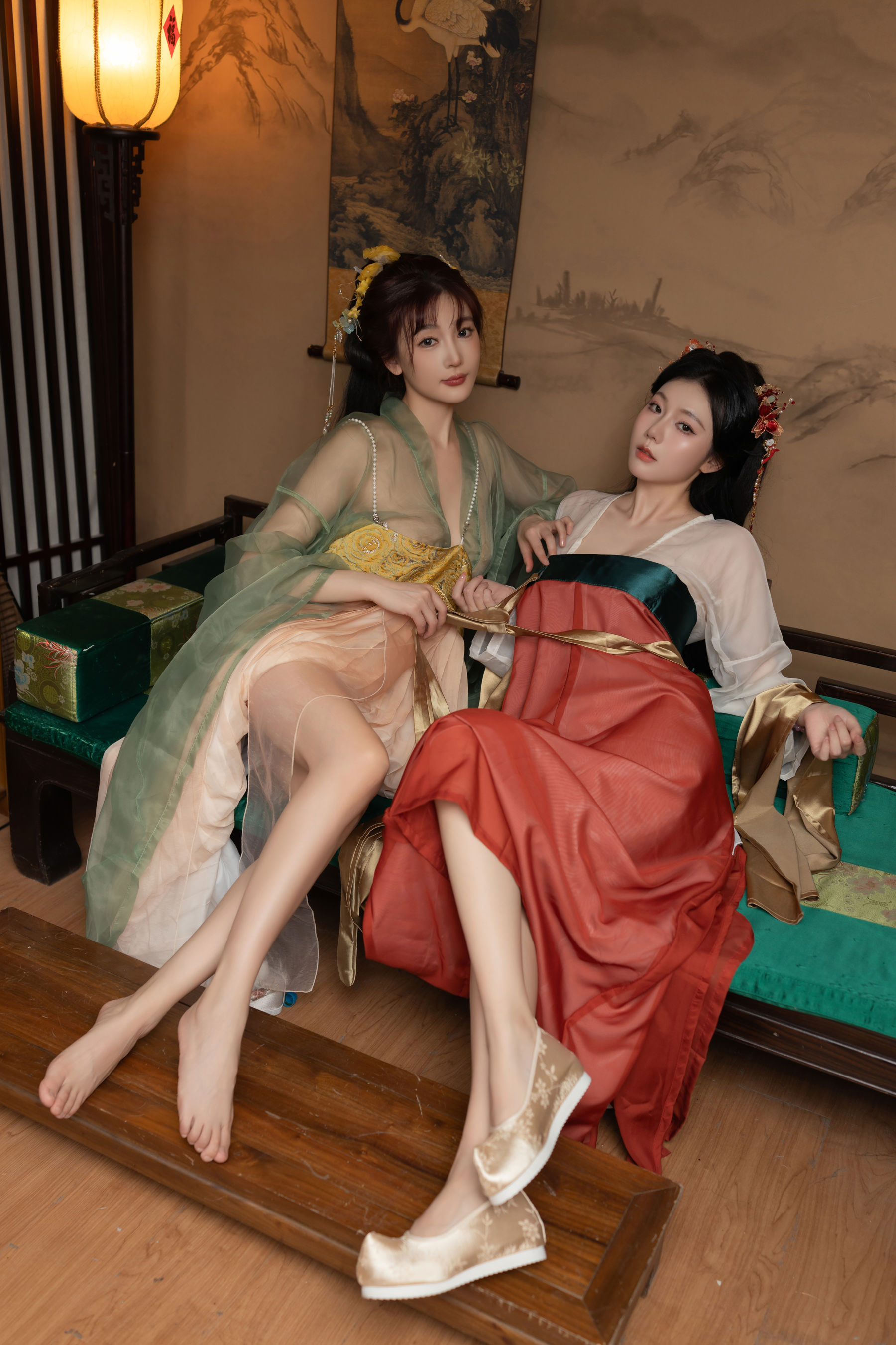 陆萱萱&安然 - 闺蜜古装/(105P)