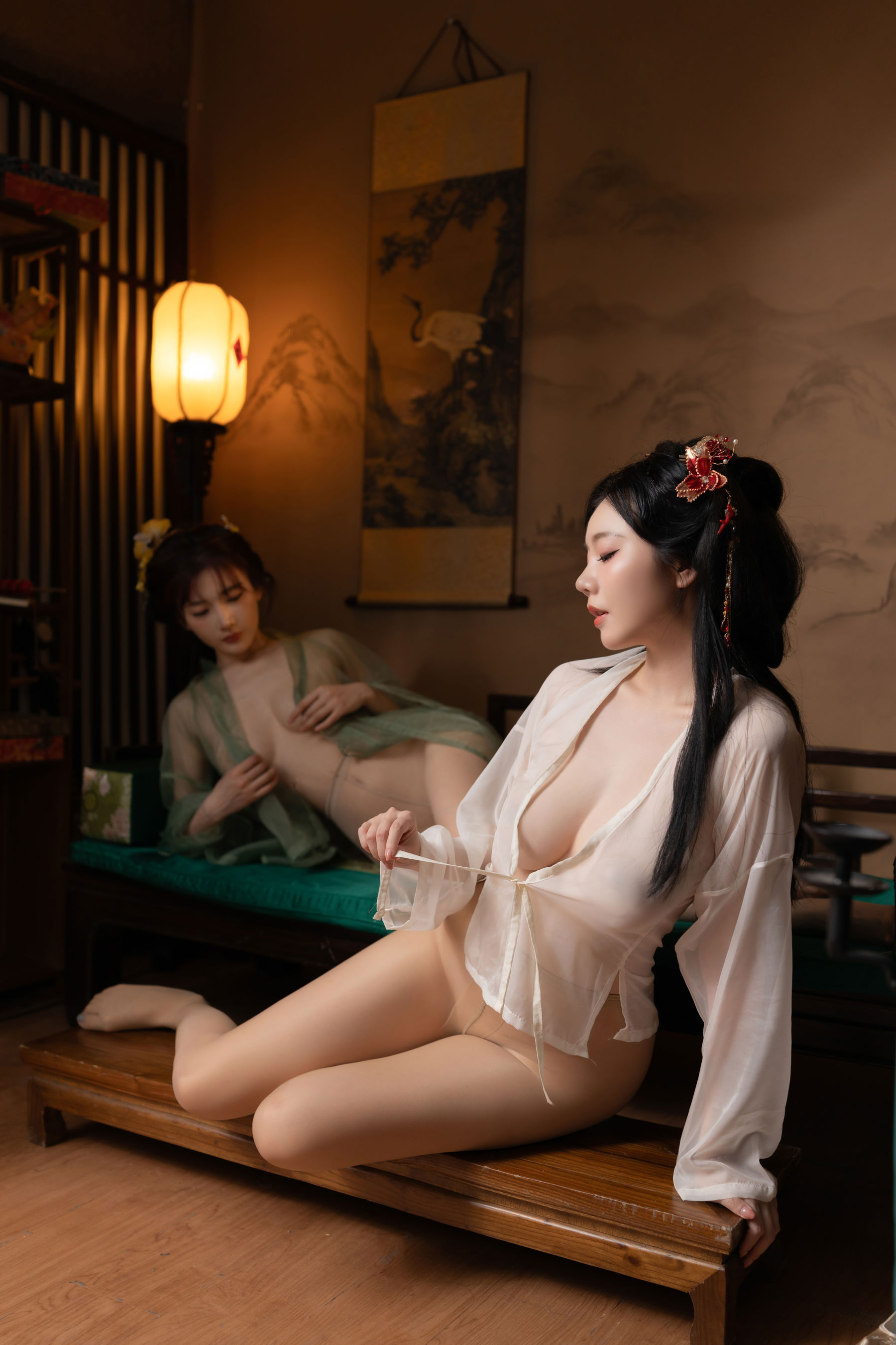 陆萱萱&安然 - 闺蜜古装/(105P)