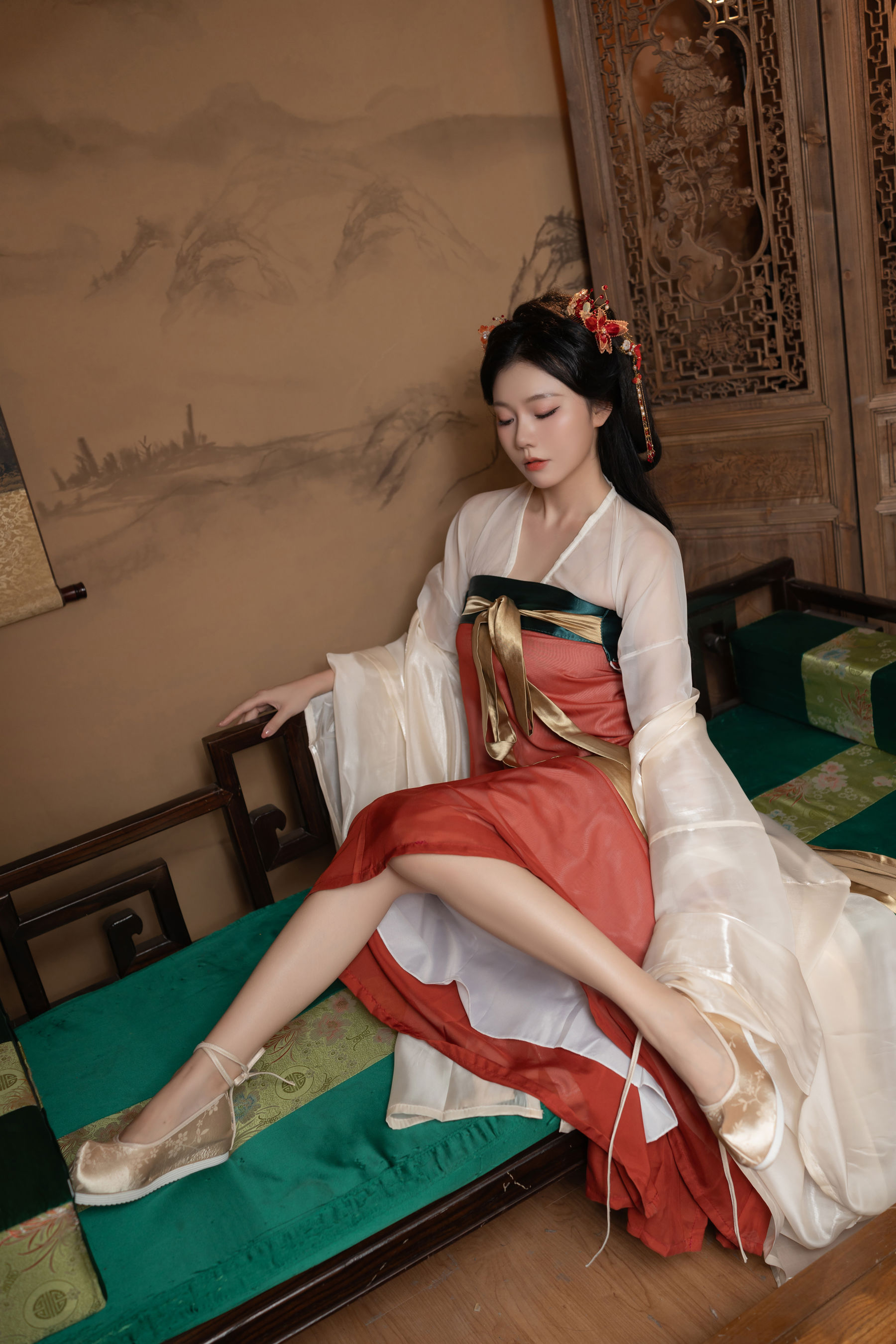 陆萱萱&安然 - 闺蜜古装/(105P)