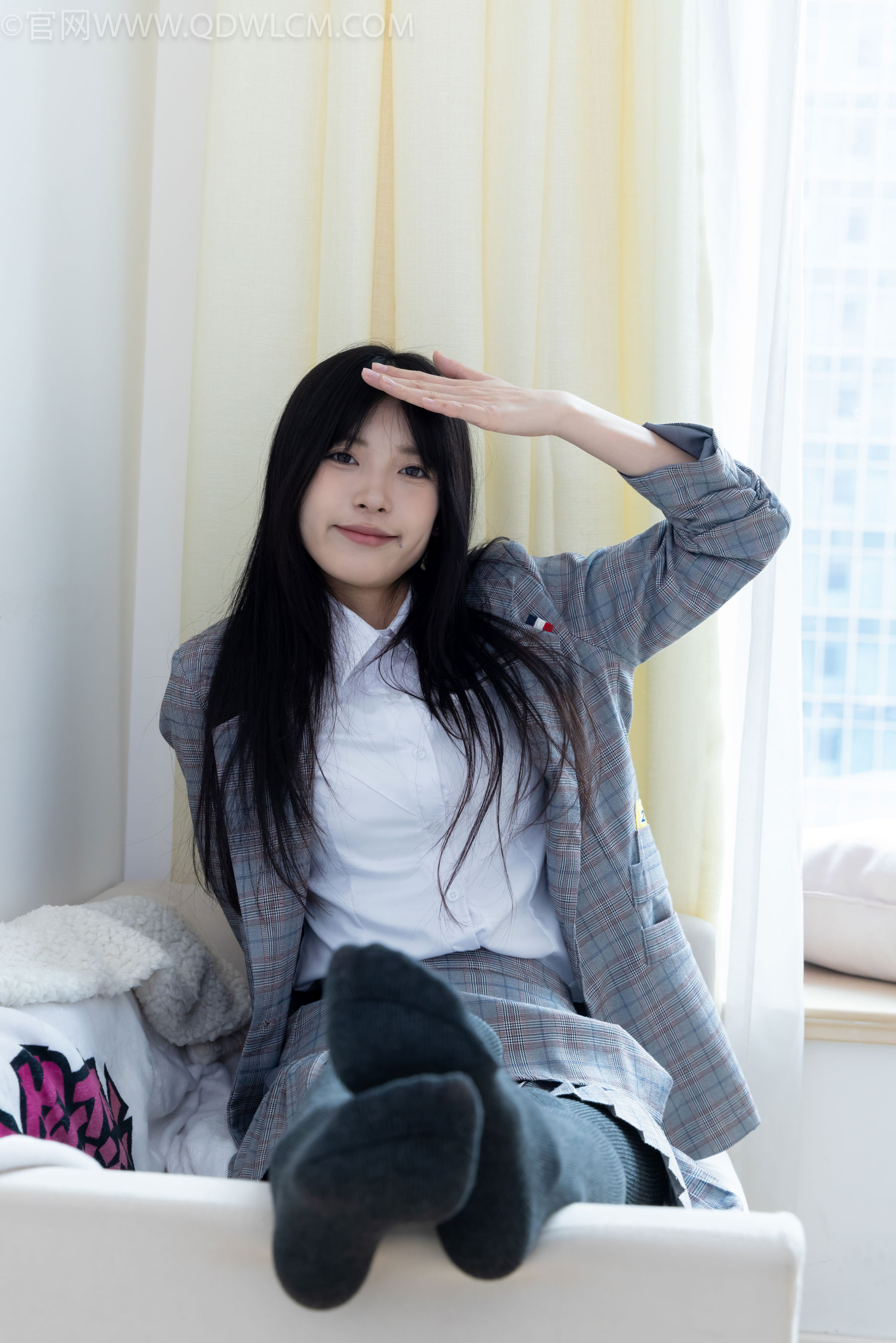 物恋传媒 No.2479 茯苓 - 皮鞋、厚灰连裤棉袜/(160P)