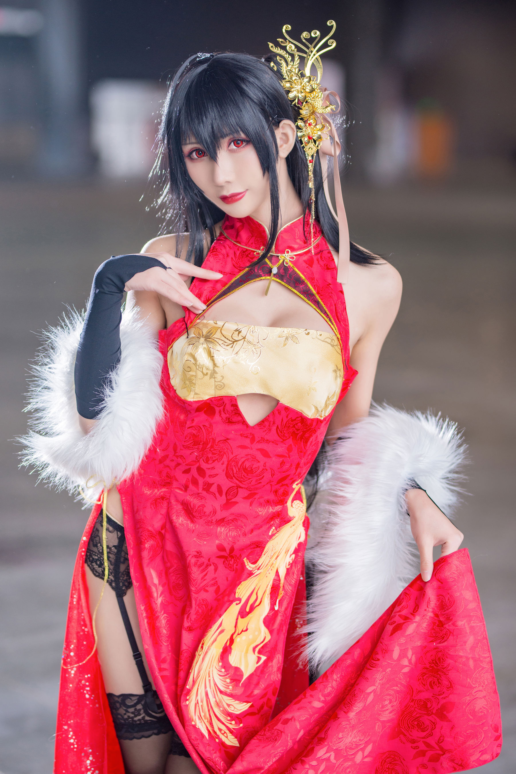 masaki雅祈 - 大凤旗袍/(27P)