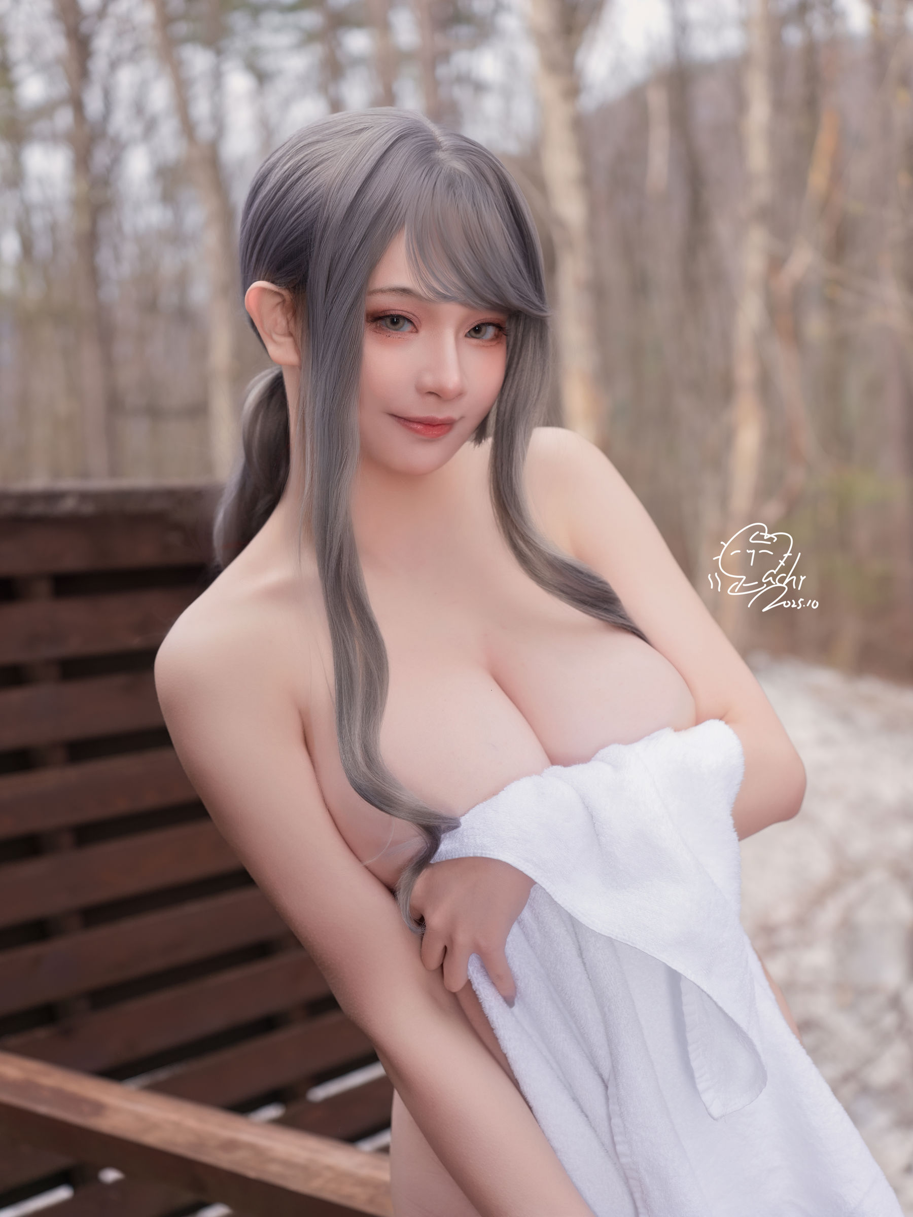 Machi馬吉&小丁 - 温泉特辑/(30P)