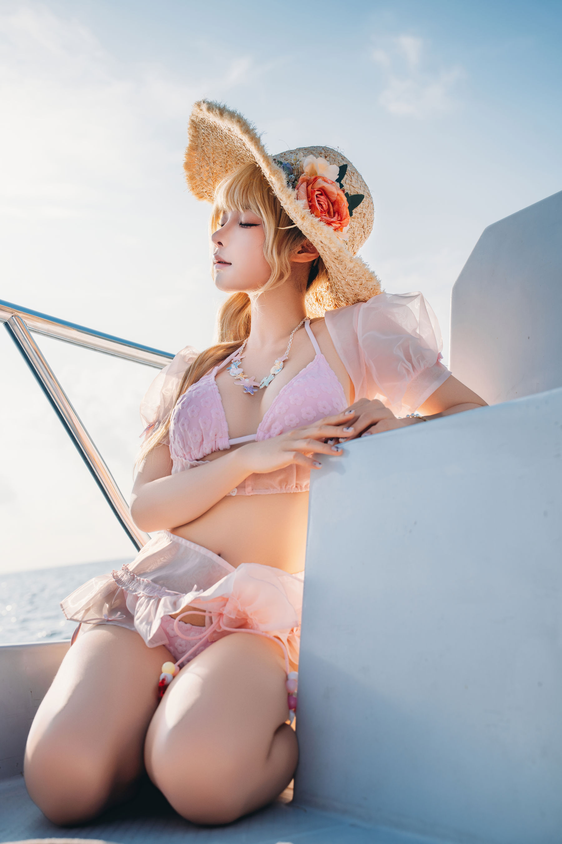 动漫博主 蠢沫沫 - 2025.12 自拍集/(200P)