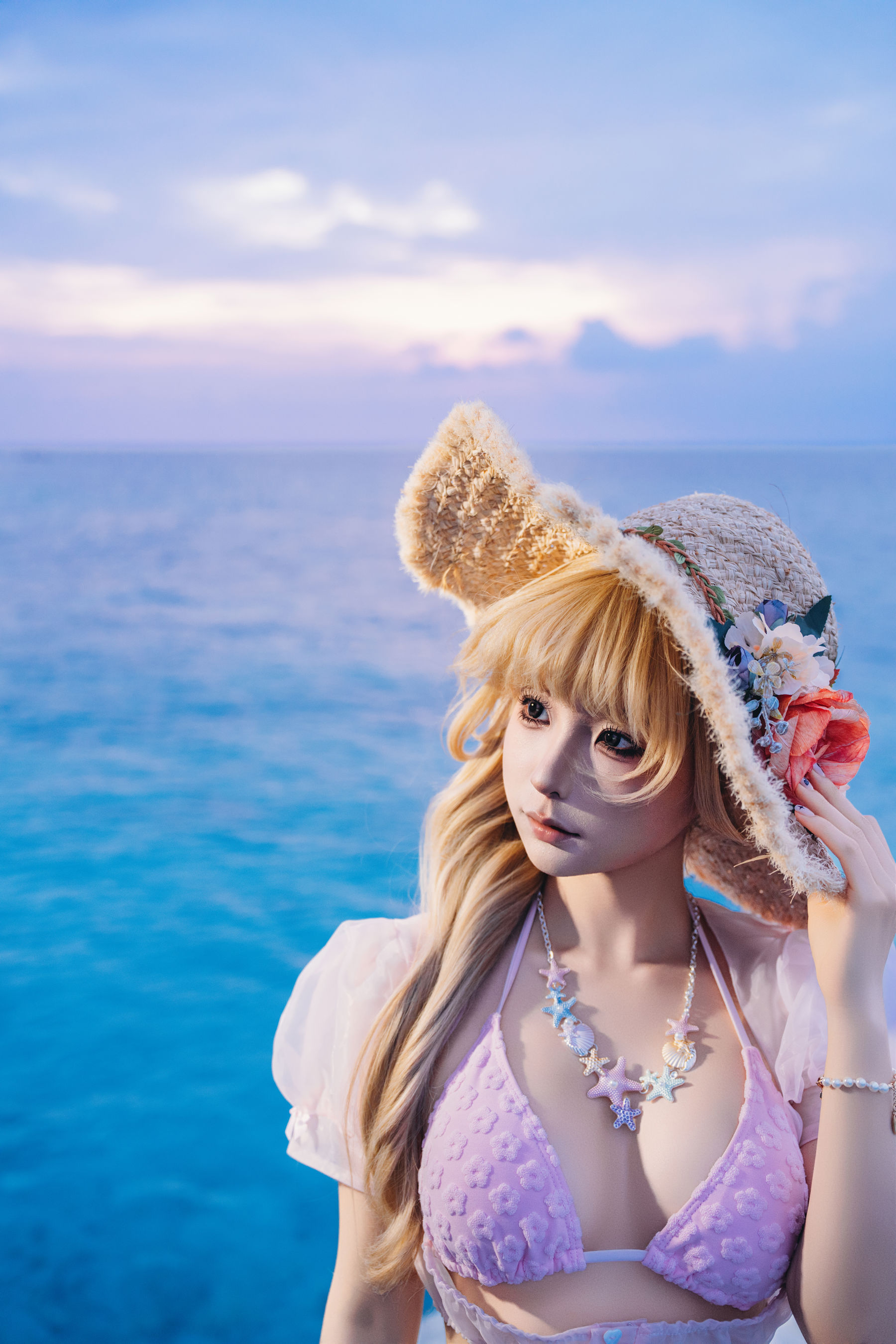 动漫博主 蠢沫沫 - 2025.12 自拍集/(200P)