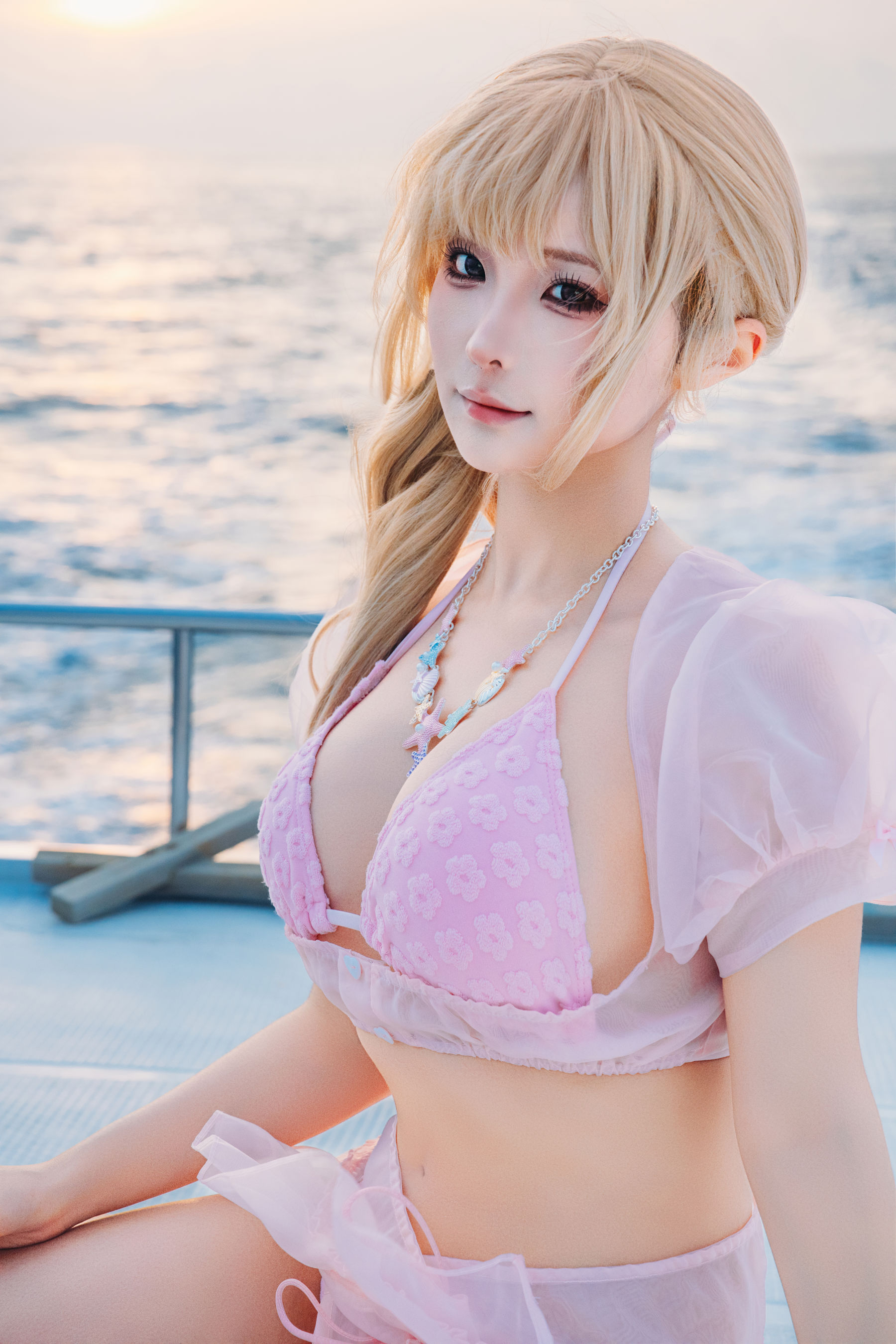 动漫博主 蠢沫沫 - 2025.12 自拍集/(200P)