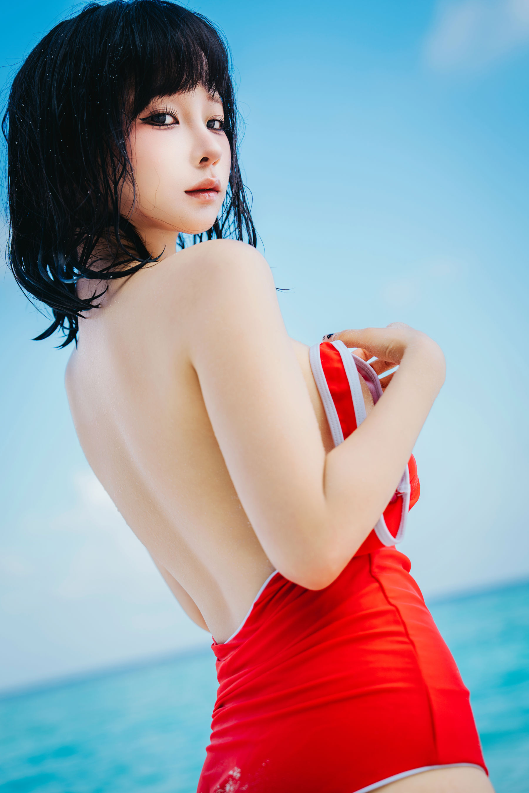 动漫博主 蠢沫沫 - 2025.12 自拍集/(200P)