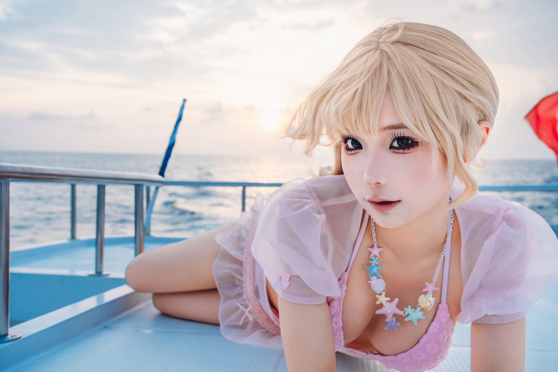 动漫博主 蠢沫沫 - 2025.12 自拍集/(200P)