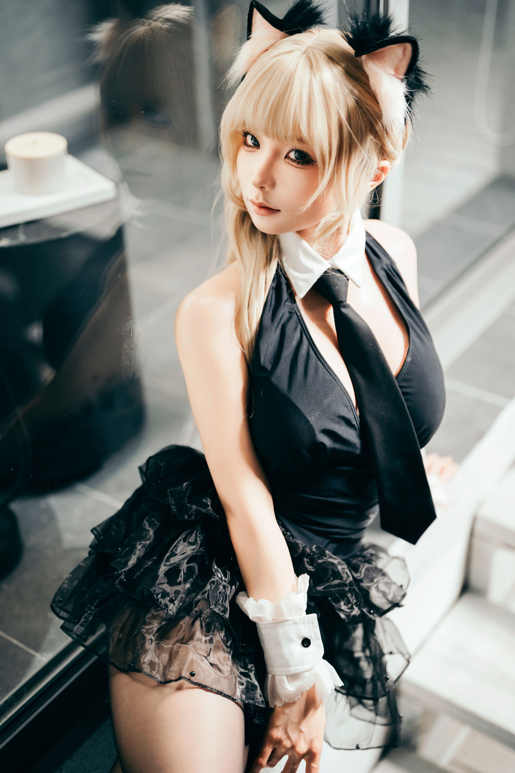 动漫博主 蠢沫沫 - 2025.12 自拍集/(200P)