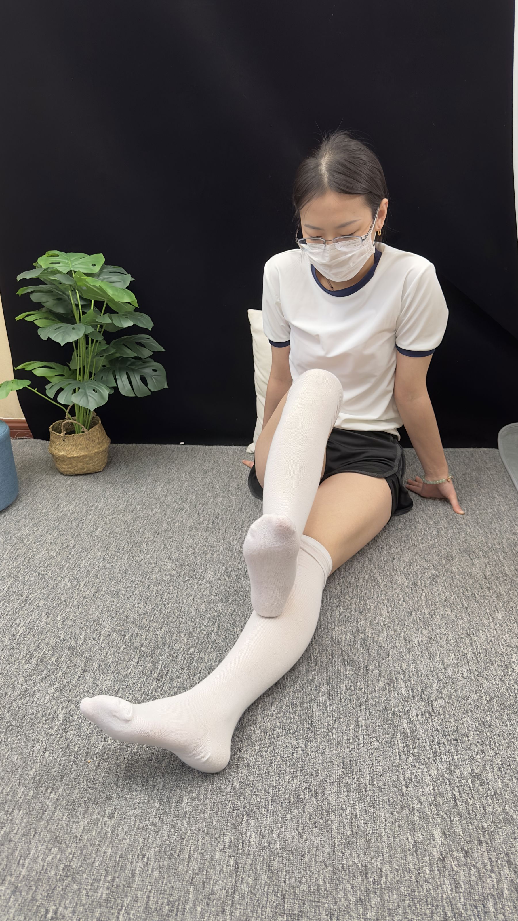 三禾摄影 No.009 体操服 过膝棉袜/(140P)