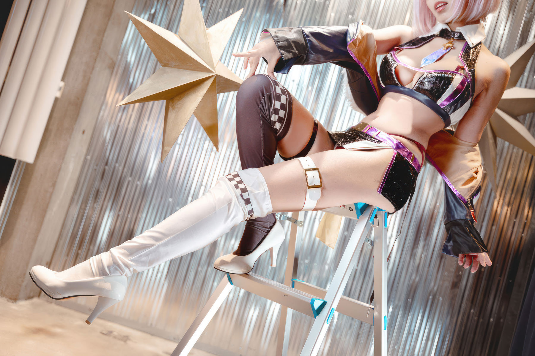 动漫博主 切切celia - FGO 玛修赛车服/(23P)