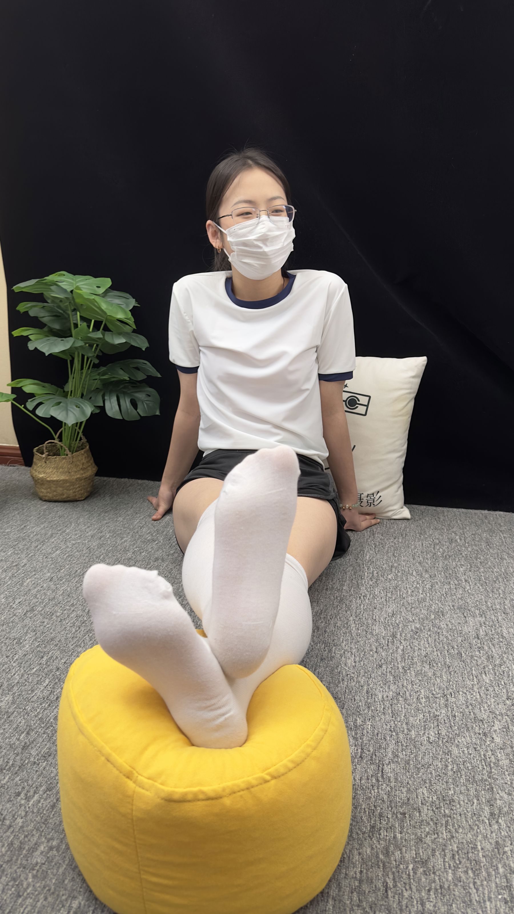 三禾摄影 No.009 体操服 过膝棉袜/(140P)