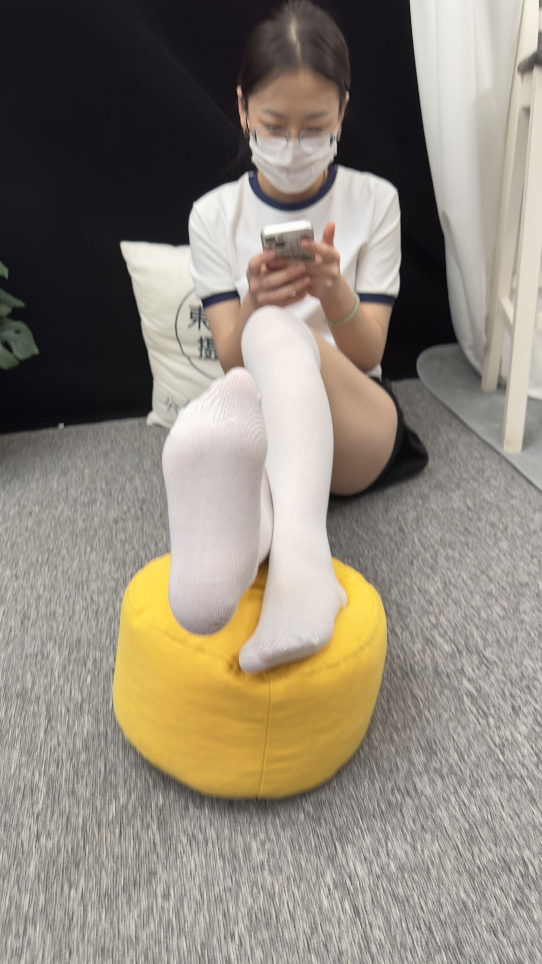 三禾摄影 No.009 体操服 过膝棉袜/(140P)