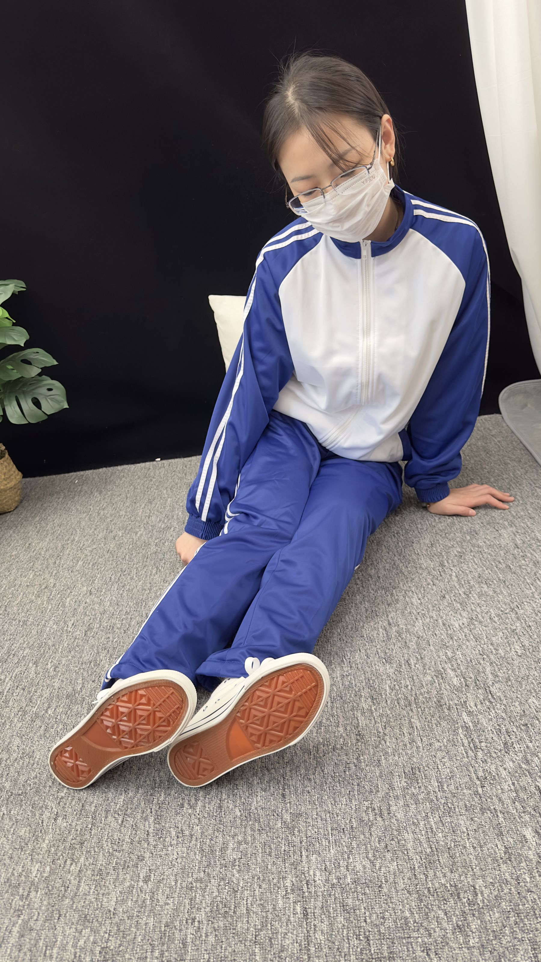 三禾摄影 No.008 校服 帆布鞋 船袜 短丝/(153P)