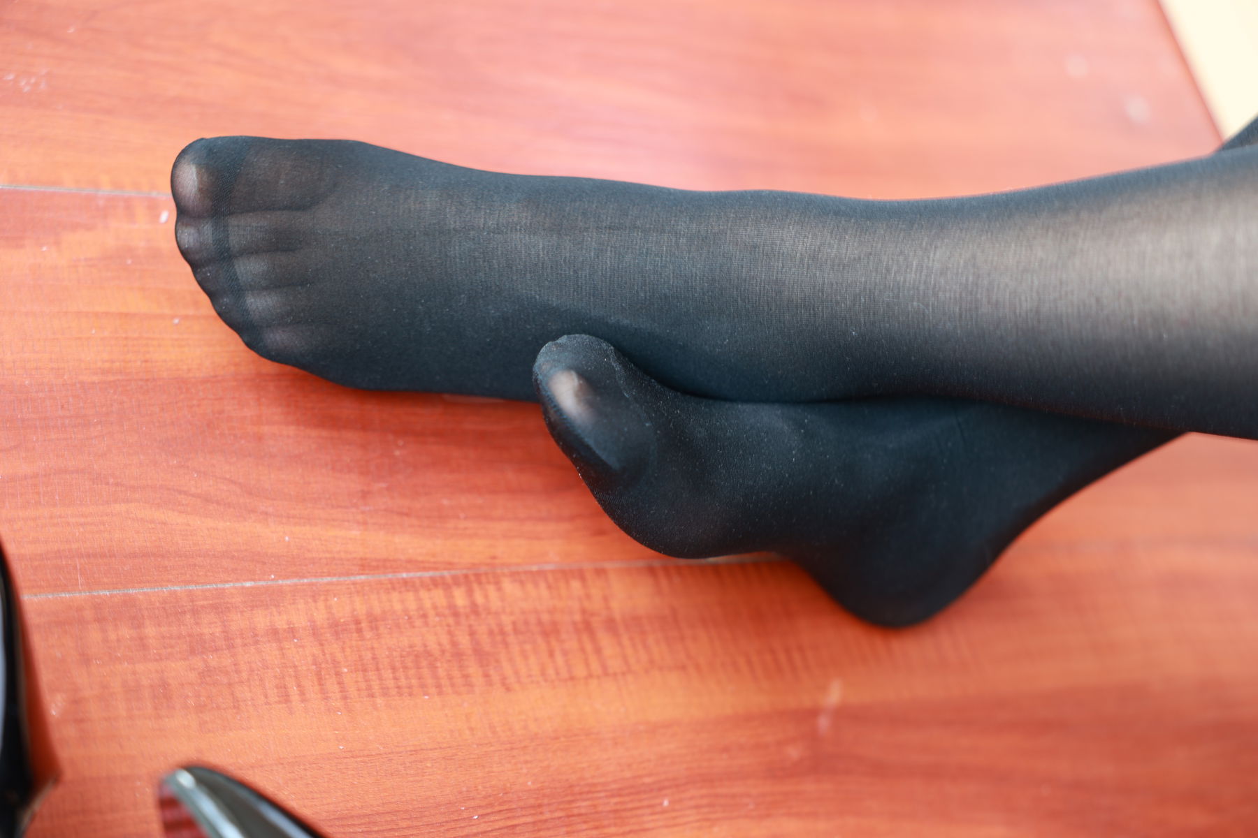 三禾摄影 No.011 牛仔热裤 高跟 过膝袜/(227P)