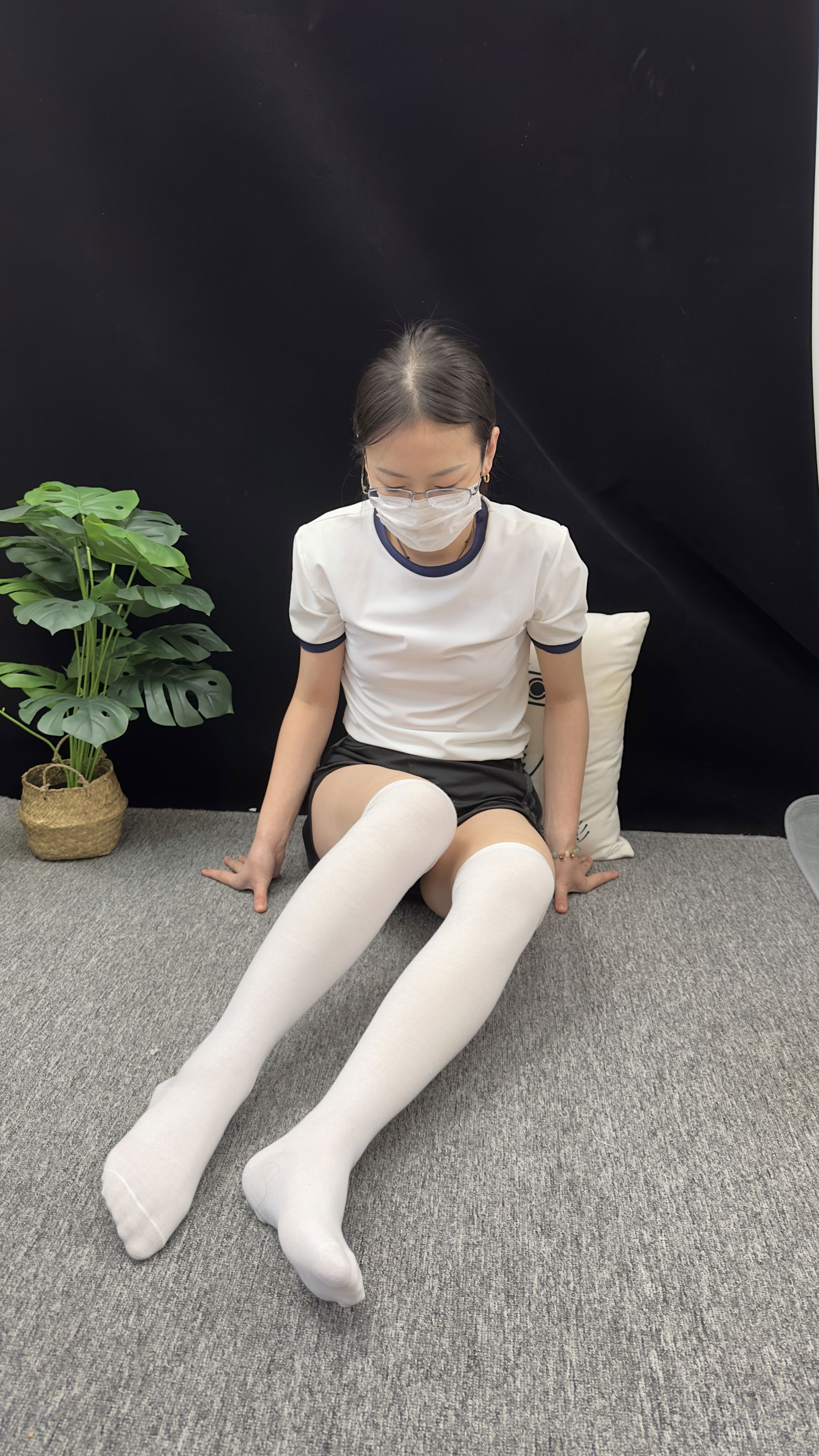 三禾摄影 No.009 体操服 过膝棉袜/(140P)