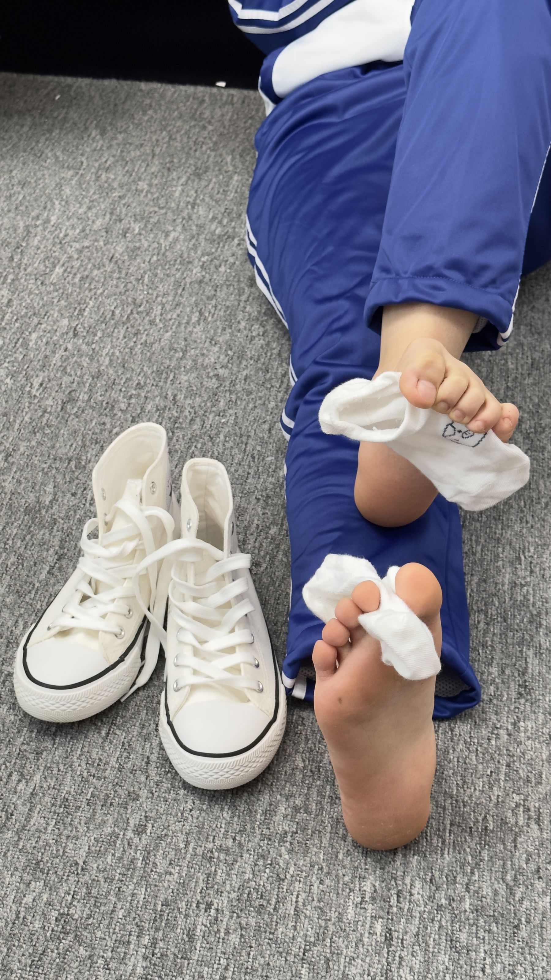 三禾摄影 No.008 校服 帆布鞋 船袜 短丝/(153P)