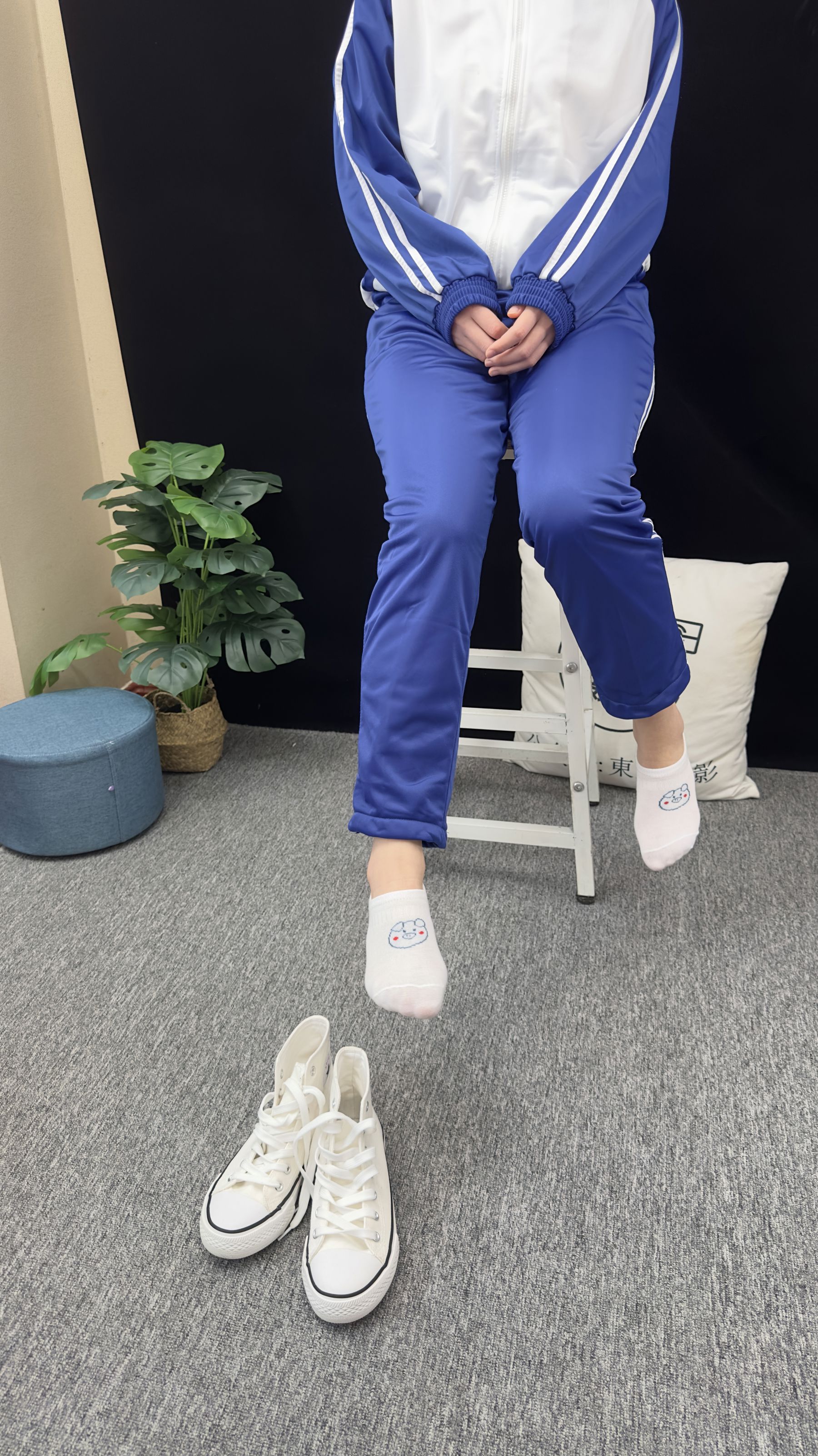 三禾摄影 No.008 校服 帆布鞋 船袜 短丝/(153P)