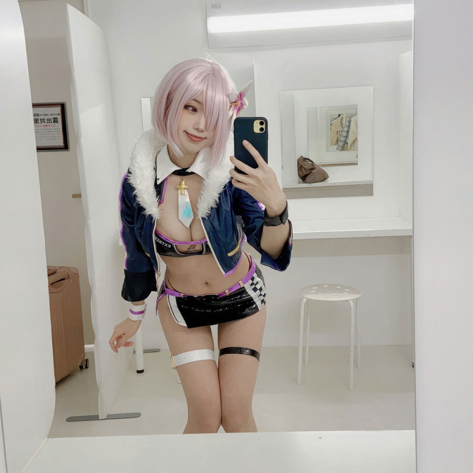 动漫博主 切切celia - FGO 玛修赛车服/(23P)