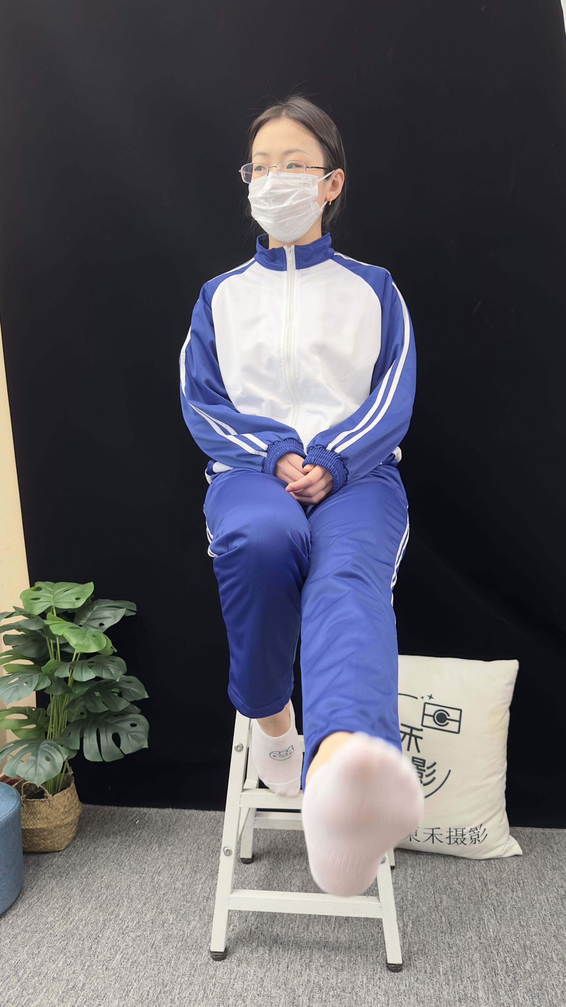 三禾摄影 No.008 校服 帆布鞋 船袜 短丝/(153P)