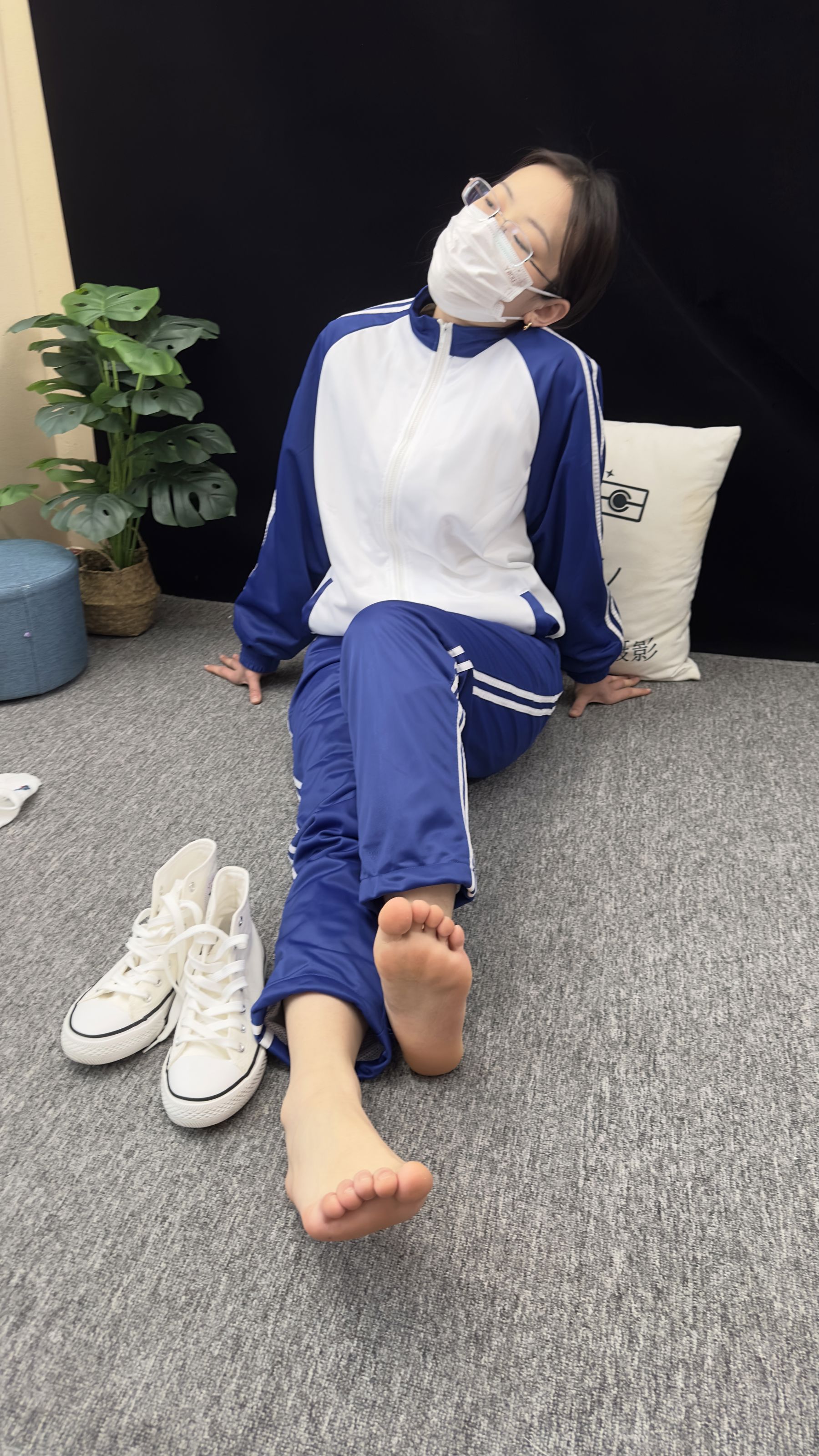 三禾摄影 No.008 校服 帆布鞋 船袜 短丝/(153P)