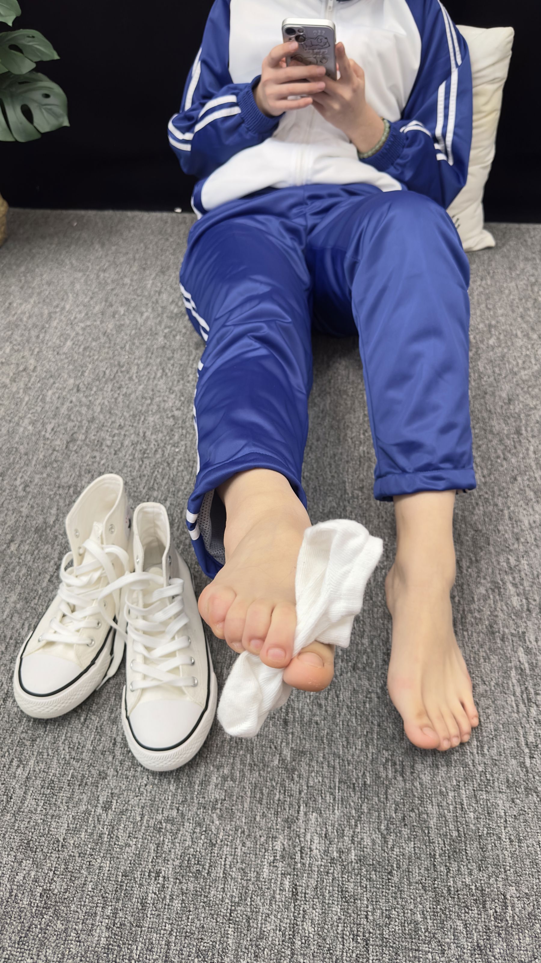 三禾摄影 No.008 校服 帆布鞋 船袜 短丝/(153P)