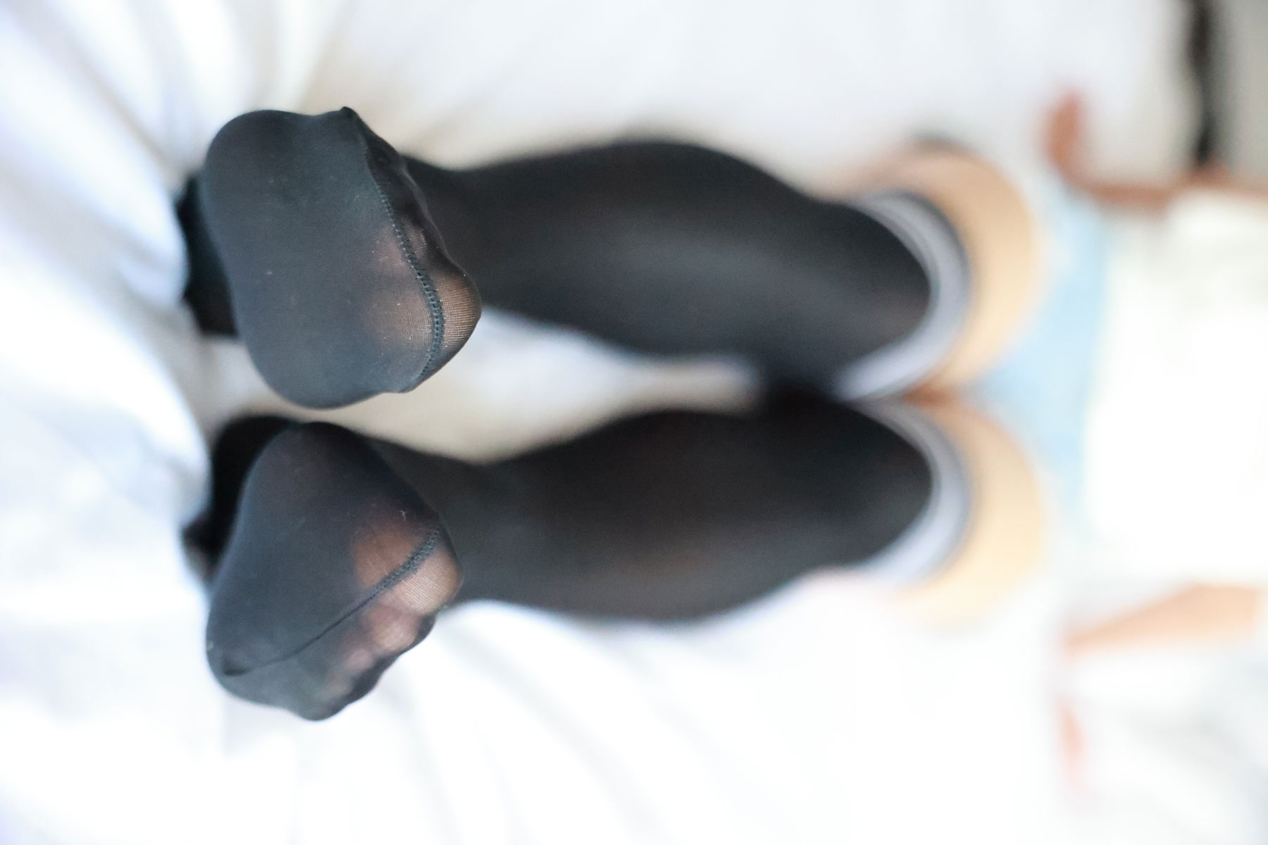 三禾摄影 No.011 牛仔热裤 高跟 过膝袜/(227P)