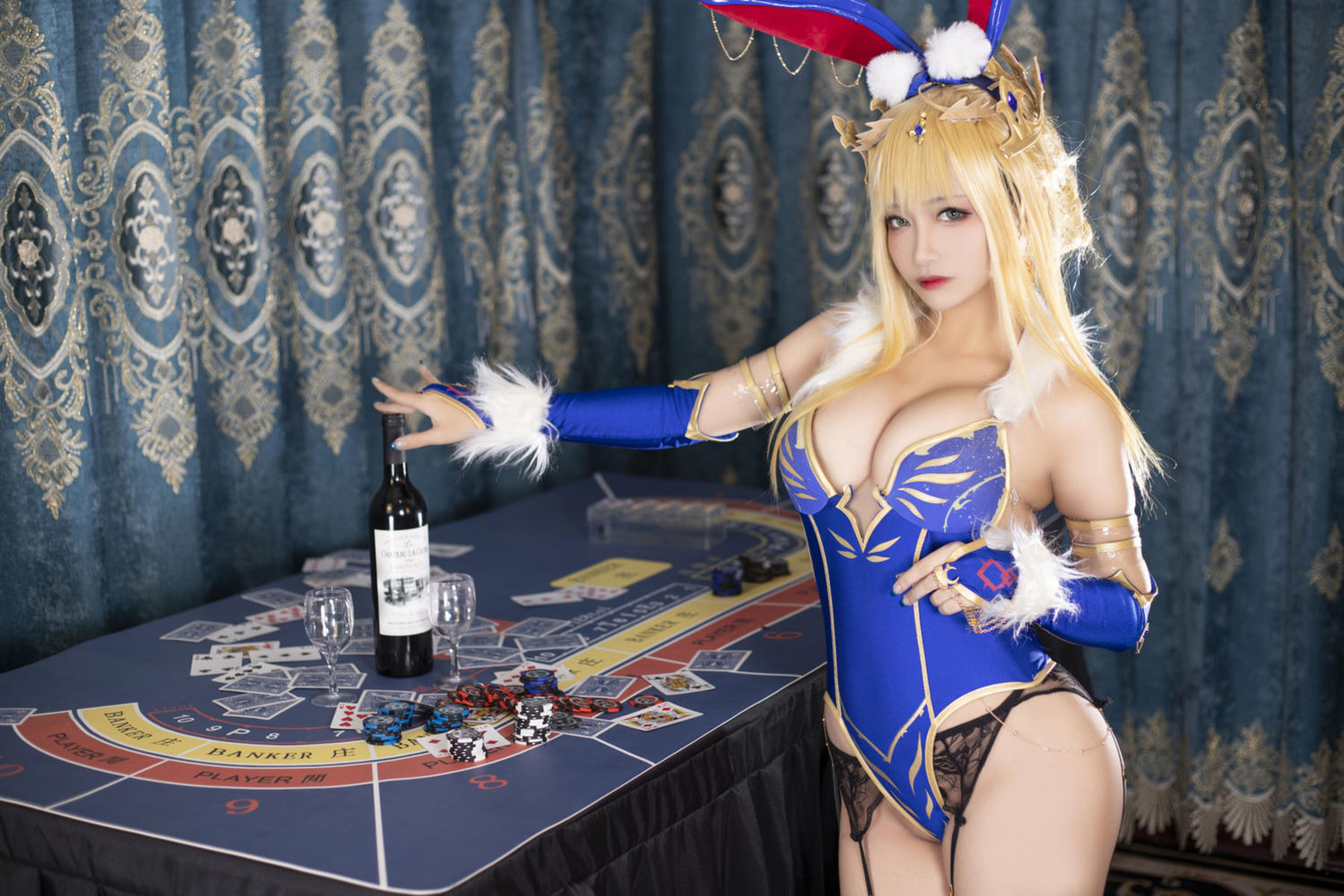 动漫博主 洛璃LoLiSAMA - FGO 白枪呆兔女郎/(57P)