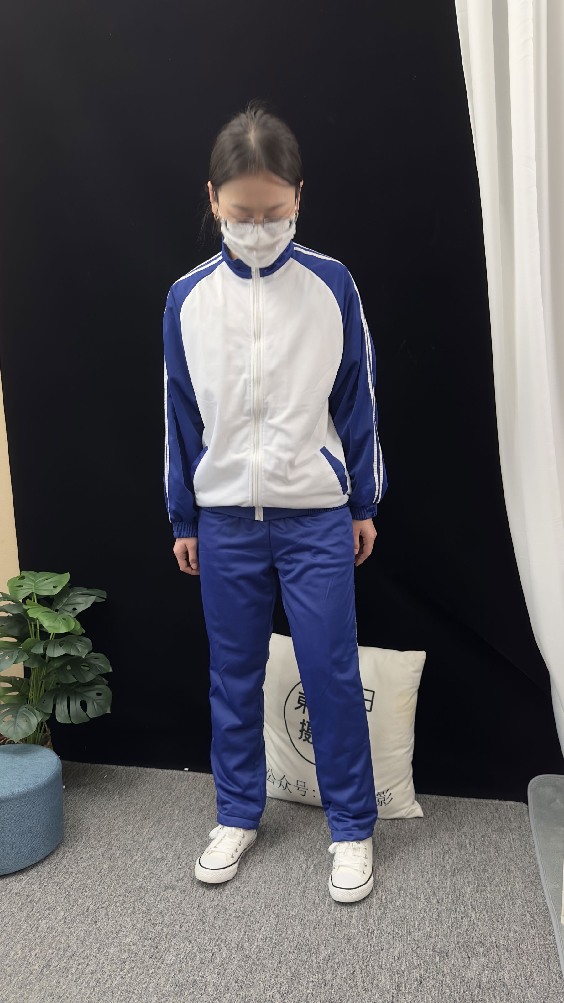 三禾摄影 No.008 校服 帆布鞋 船袜 短丝/(153P)